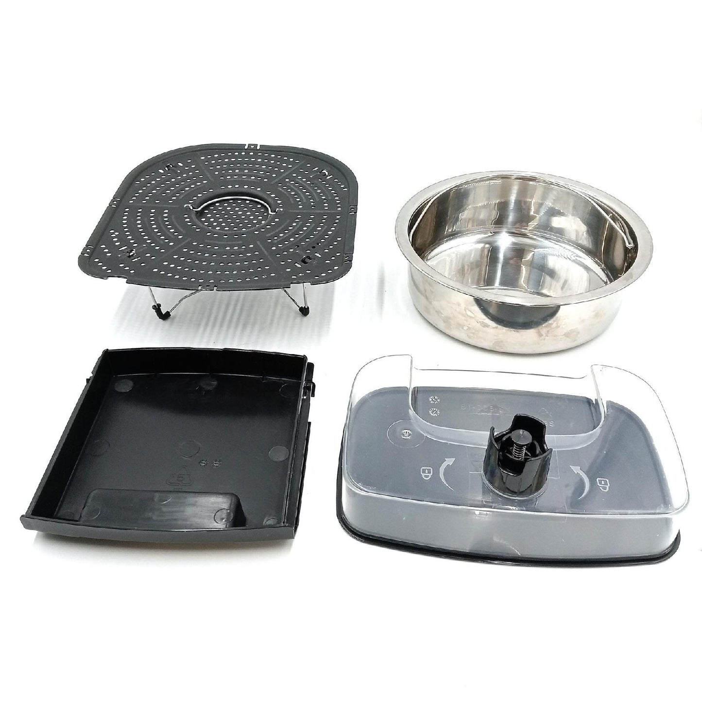 Princess Dampfgarer 2in1 Dampf Airfryer 6 5 l Volumen 8 Programme 1700 Watt bis zu 9 Personen 01.182080.01.001 schwarz888 zuhause