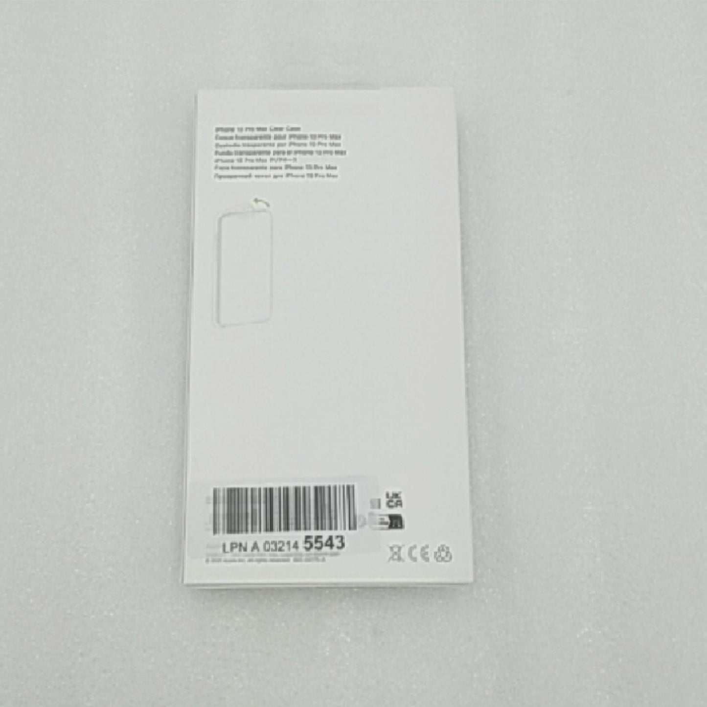 Apple Handyhülle Hüllen Zubehör Clear Case mit MagSafe für iPhone 13 Pro Max Schutz