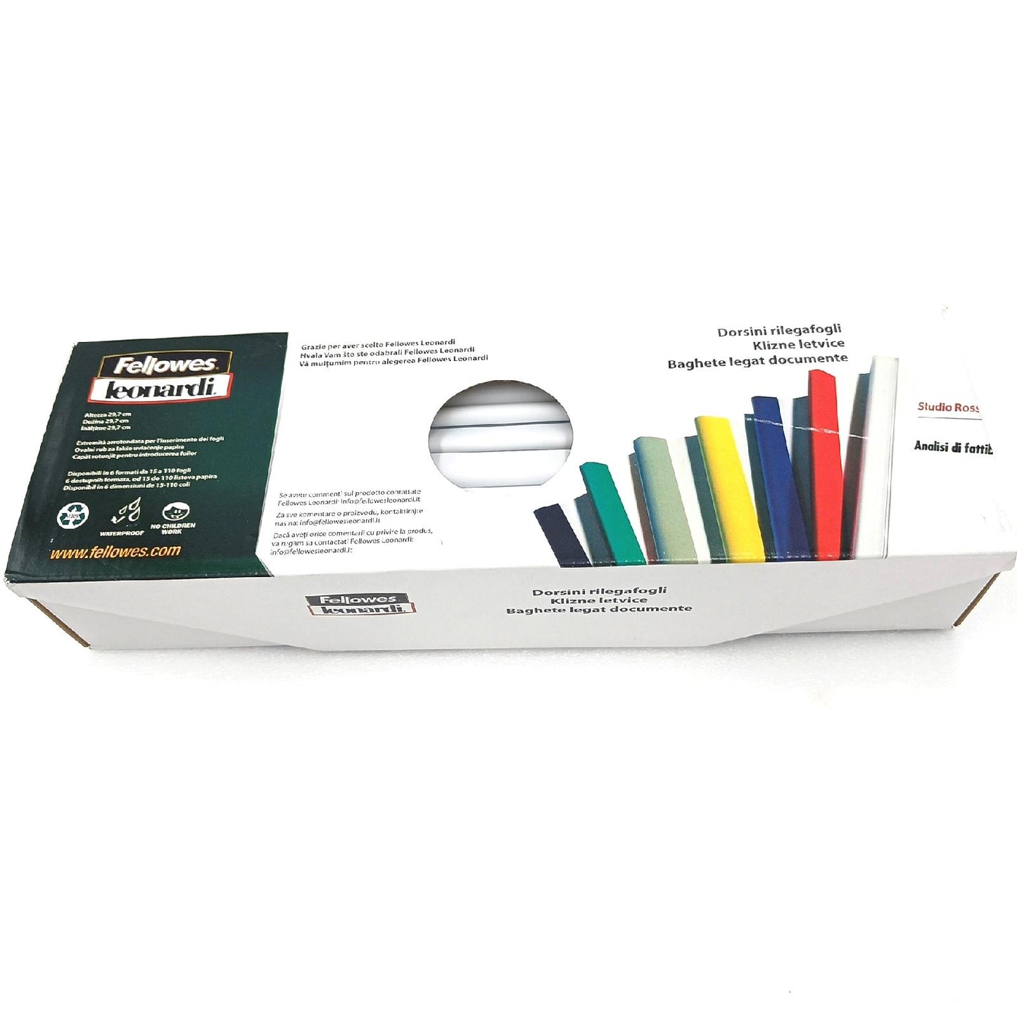 Fellowes D106BI Ringbuchklammern 6mm 50 Stk Weiß Ringbuch Ordner Bürobedarf Festmacher