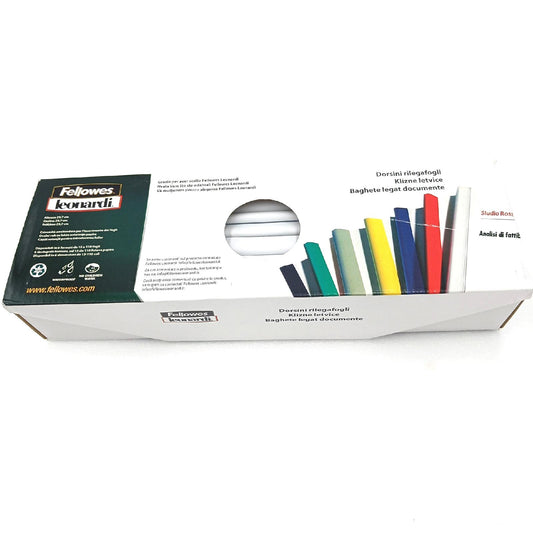 Fellowes D106BI Ringbuchklammern 6mm 50 Stk Weiß Ringbuch Ordner Bürobedarf Festmacher