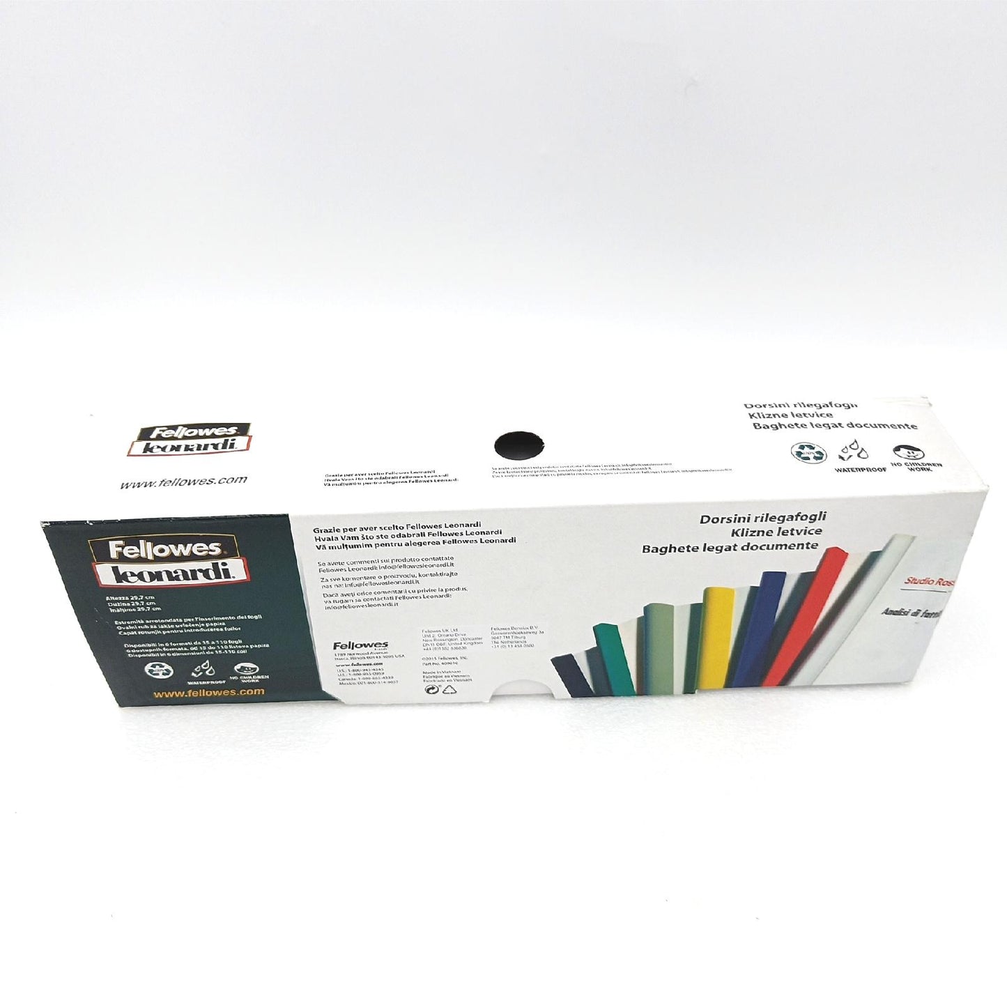 Fellowes D106BI Ringbuchklammern 6mm 50 Stk Weiß Ringbuch Ordner Bürobedarf Festmacher