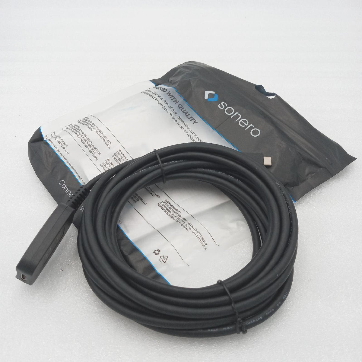Sonero USB 3.2 Verlängerungskabel USB-C aktiv 5 GB/s Signalverstärker 5 0m
