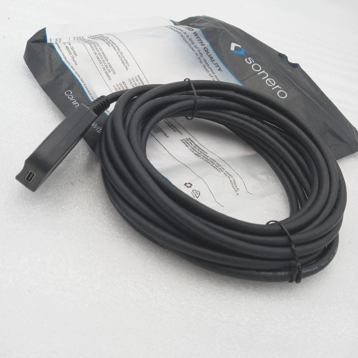 Sonero USB 3.2 Verlängerungskabel USB-C aktiv 5 GB/s Signalverstärker 5 0m