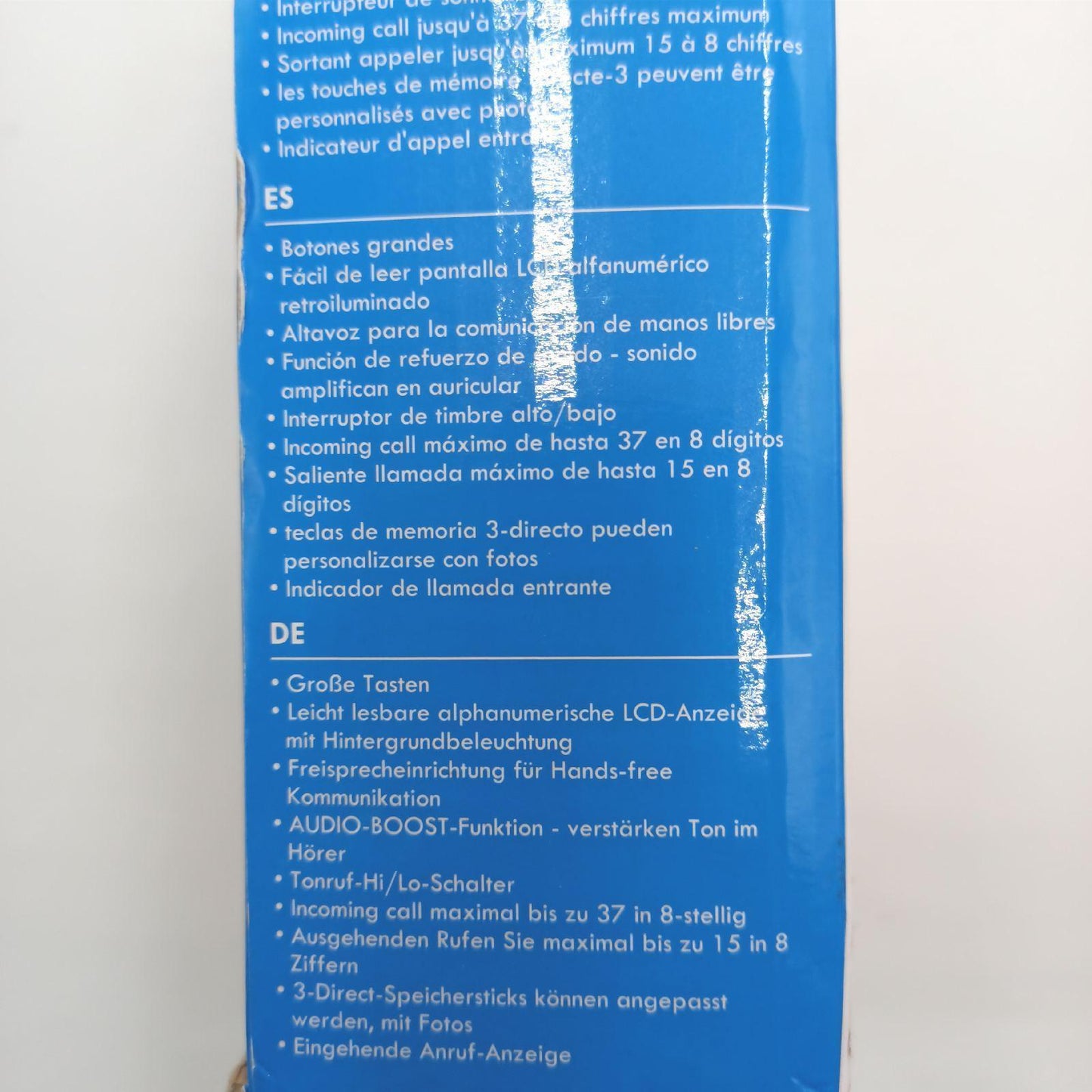 Brondi Bravo 90 LCD-Telefon, Schwarz