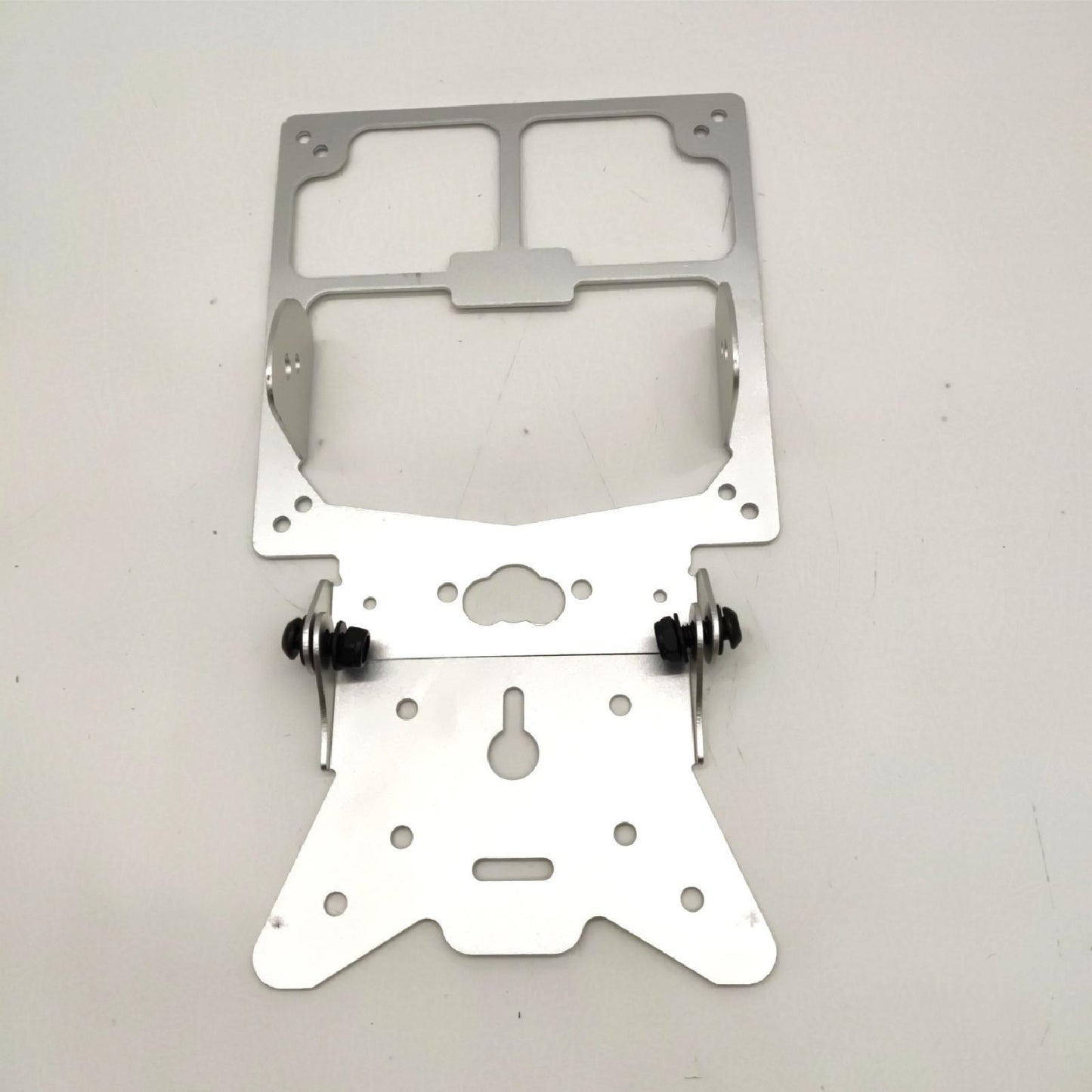 Porta Targa Moto Zubehör Aluminium Chrom Motorradzubehör Kennzeichenhalter für Motorrad