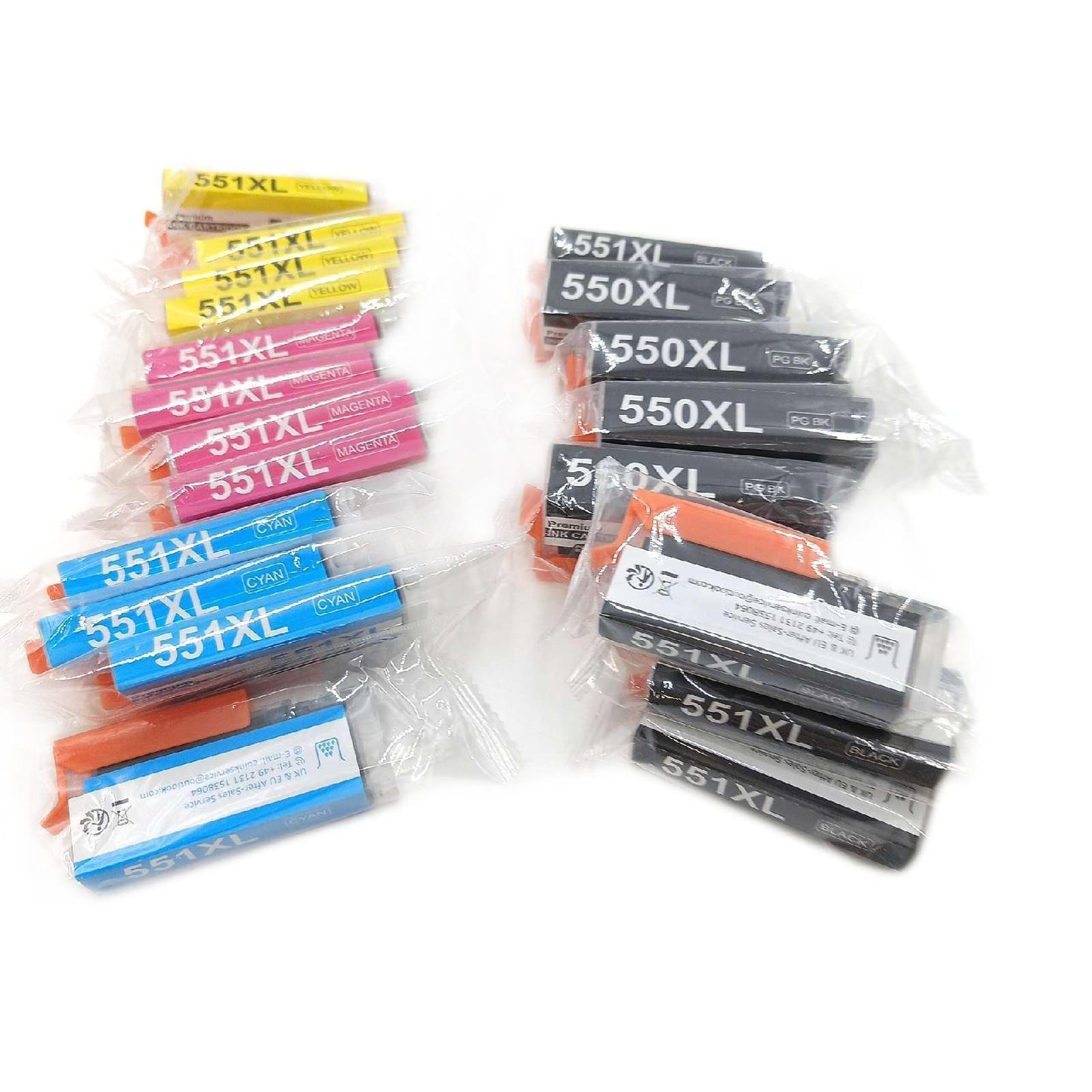 Canon PGI 550 XL CLI 551 Toner Upgrade Kit Kingdom Druckerpatrone XL Kit