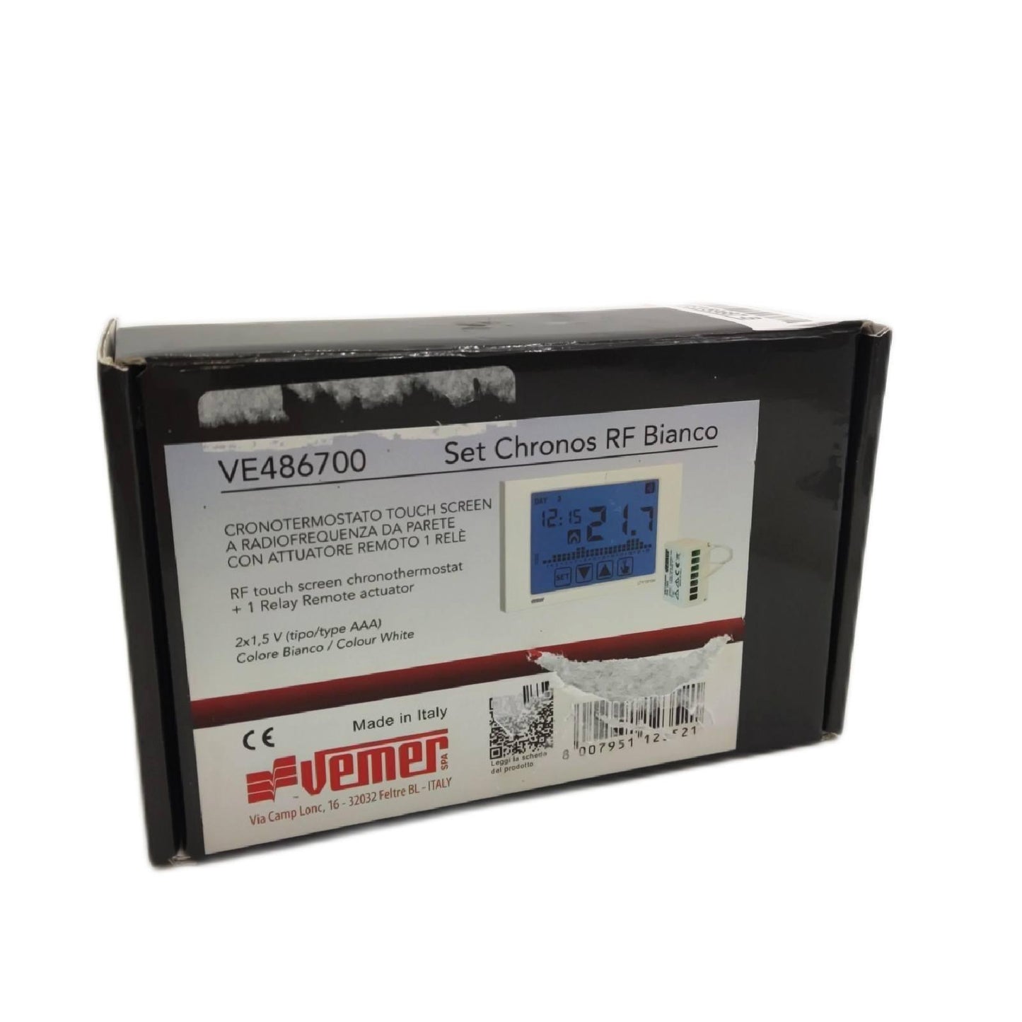 Vemer Spa VE486700 Thermostat, Weiß