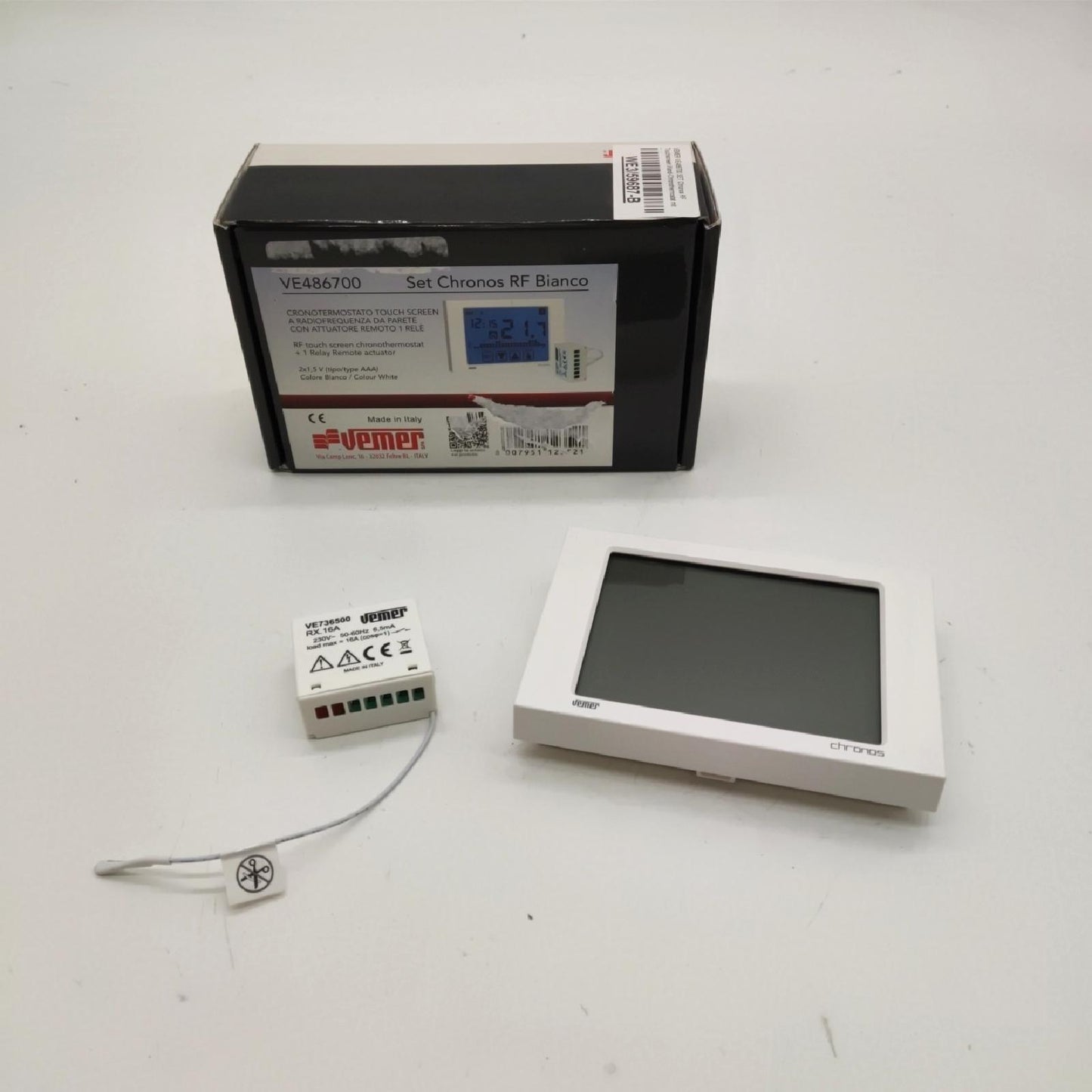 Vemer Spa VE486700 Thermostat, Weiß