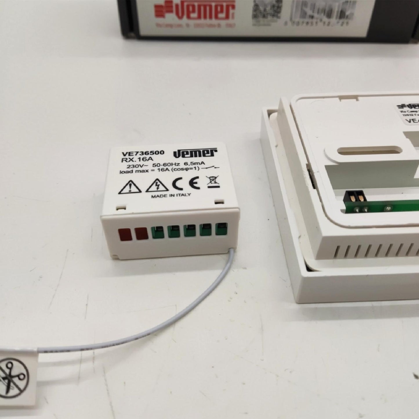 Vemer Spa VE486700 Thermostat, Weiß