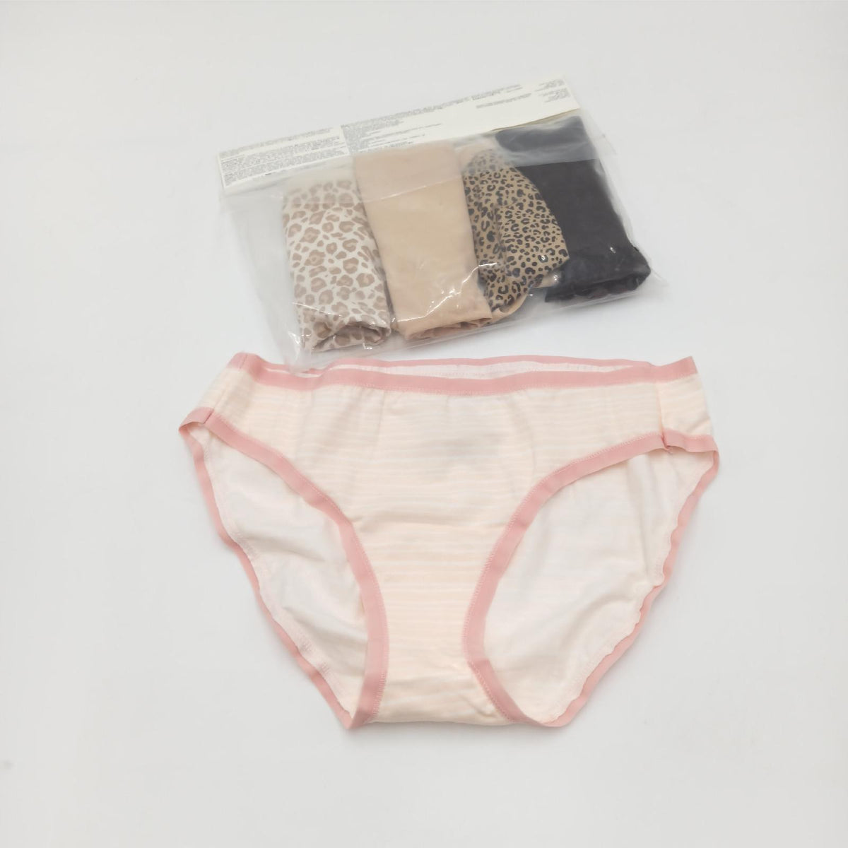 Amazon Essentials Damen Bikini Unterhosen Damenwäsche 6er Pack Leopardenmuster Mehrfarbig