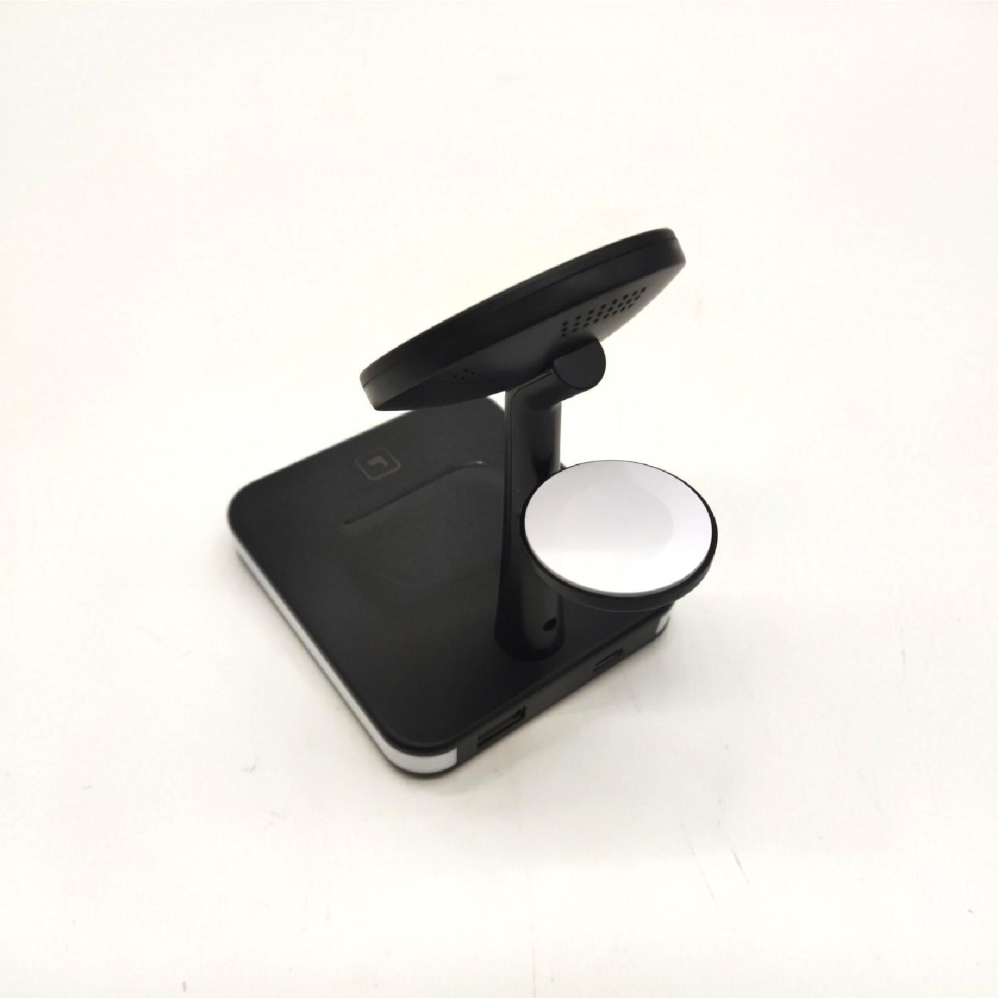 Magnetische kabellose Ladestation, Samaray 4 in 1 Tischlampenladegerät 15 W Schnellladestation mit 30 W Pd-Adapter
