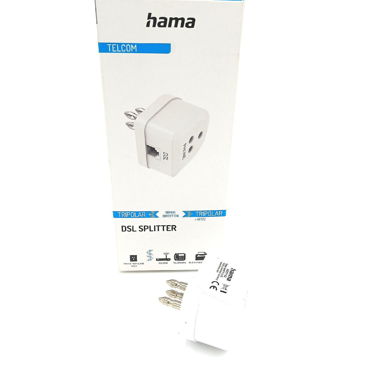 Hama ADSL Filter Telekommunikation Zubehör Modell Kabel Verbindung Stecker Buchse