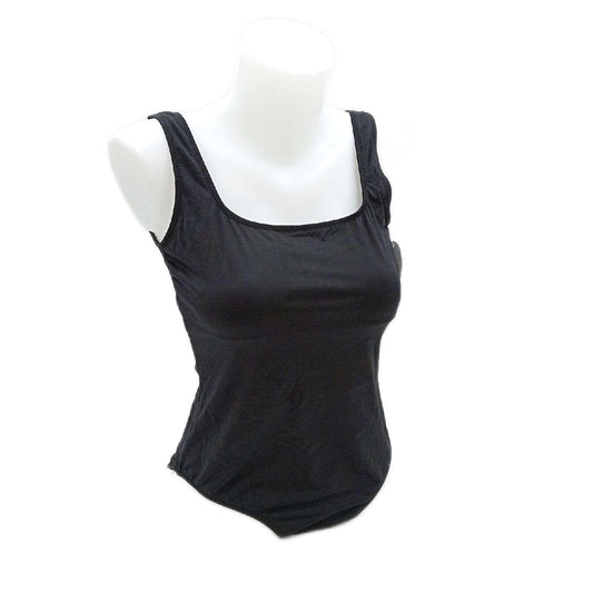Haute Pression Badeanzug Damen Bekleidung A8002 Schwarz Figurformend Eleganz