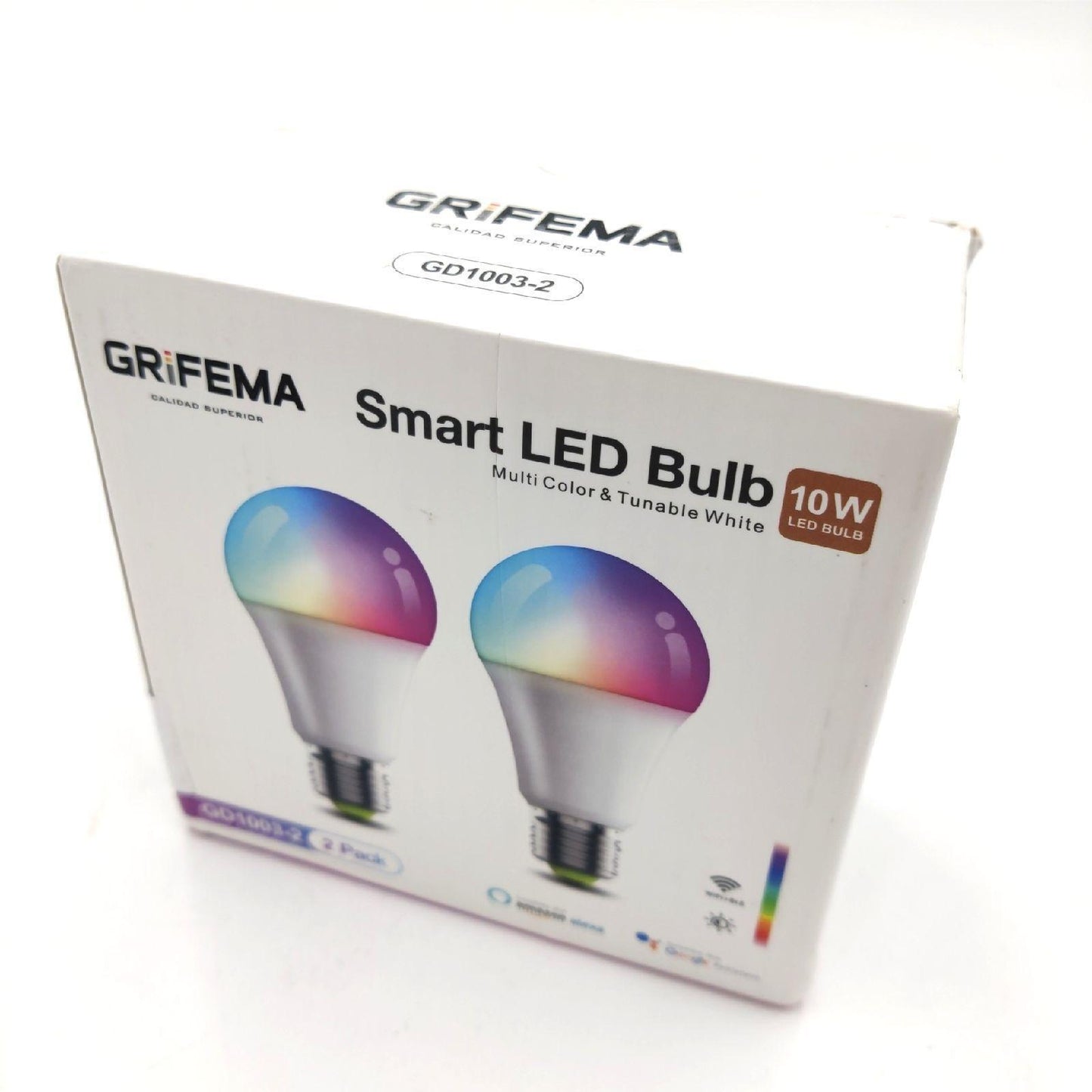 GRIFEMA GD1003 2 Intelligente Glühbirnen WIFI Bluetooth RGB Farblampen Smart Home Technologie