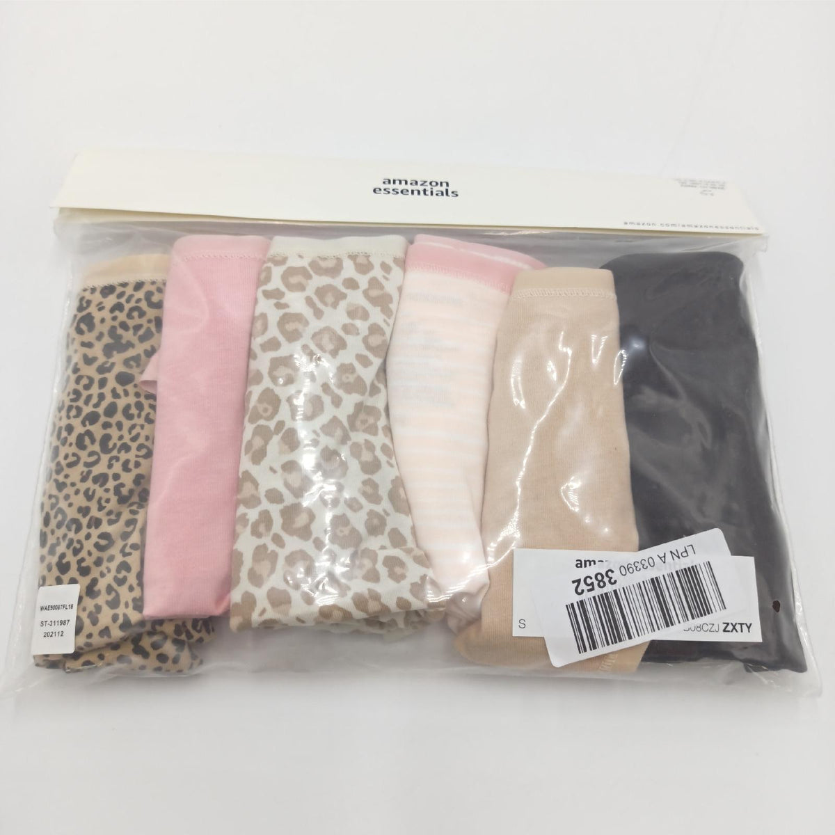 Amazon Essentials Damen Bikini Unterhosen Damenwäsche 6er Pack Leopardenmuster Mehrfarbig