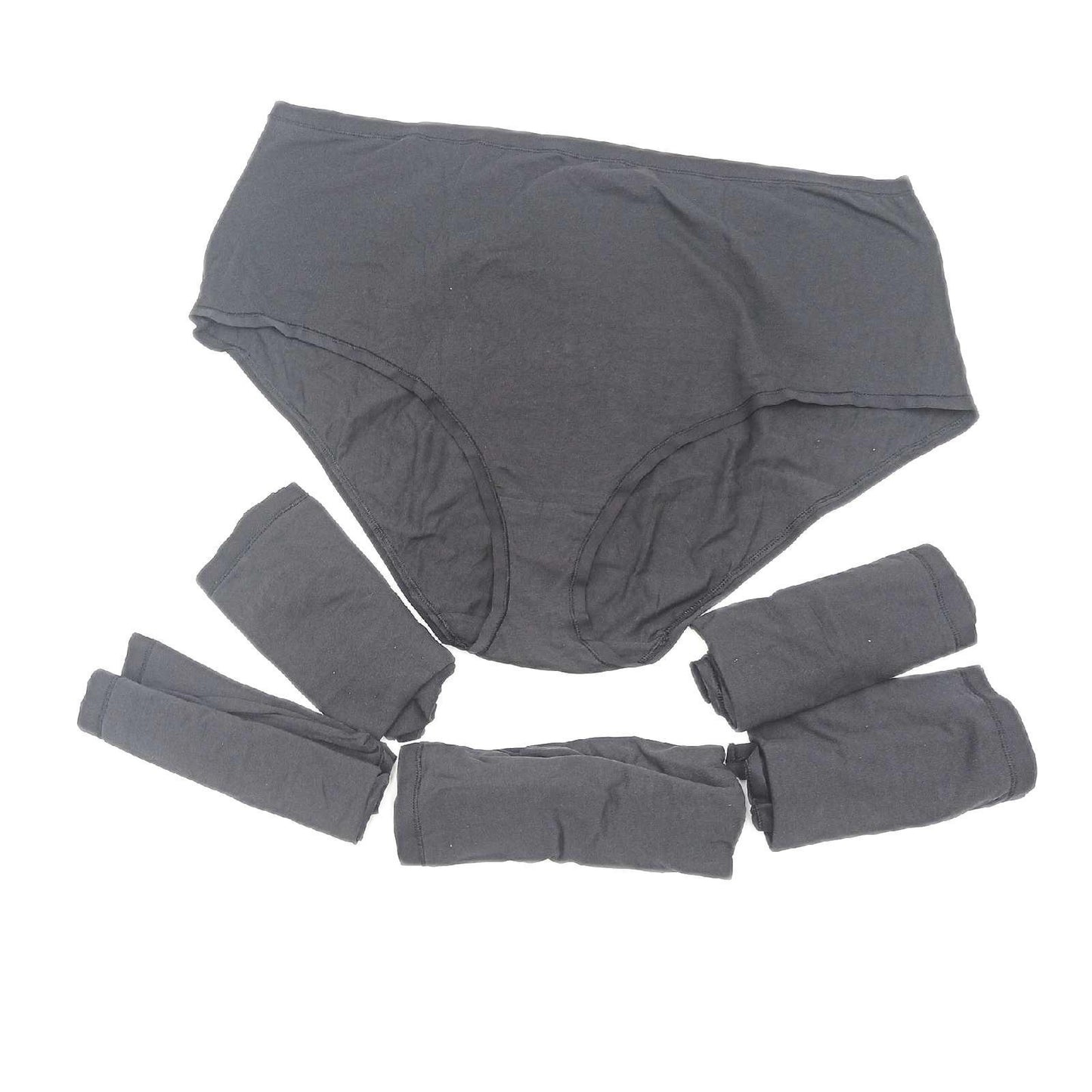Amazon Essentials Damen Unterwäsche Wäsche Schwarze hohe Taille große Größen Komfort Paket 6 Stück