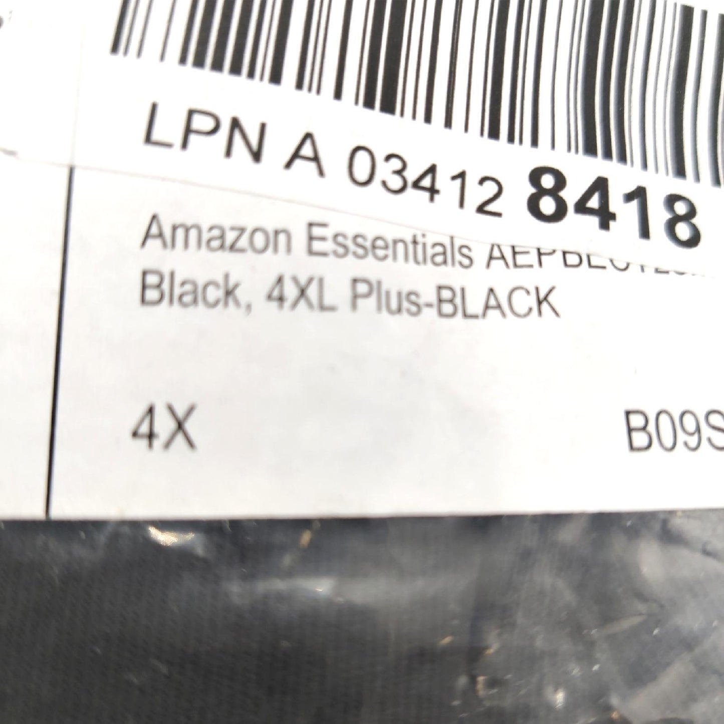 Amazon Essentials Damen Unterwäsche Wäsche Schwarze hohe Taille große Größen Komfort Paket 6 Stück