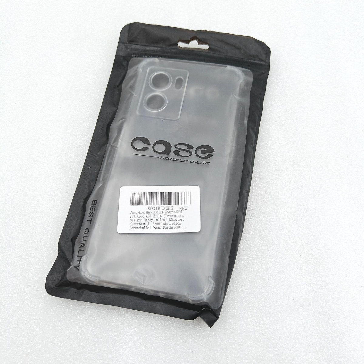 Anoowkoa Handyhülle für A57 Hülle [Transparent Silikon Handy Hüllen] [Stoßfest Kratzfest ] [Shock Absorption Schutzhülle] Dünne Durchsichtige TPU Schutzhülle