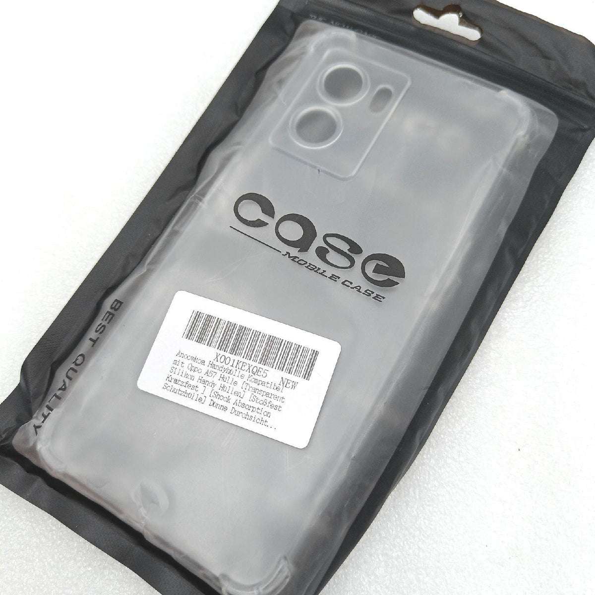Anoowkoa Handyhülle für A57 Hülle [Transparent Silikon Handy Hüllen] [Stoßfest Kratzfest ] [Shock Absorption Schutzhülle] Dünne Durchsichtige TPU Schutzhülle