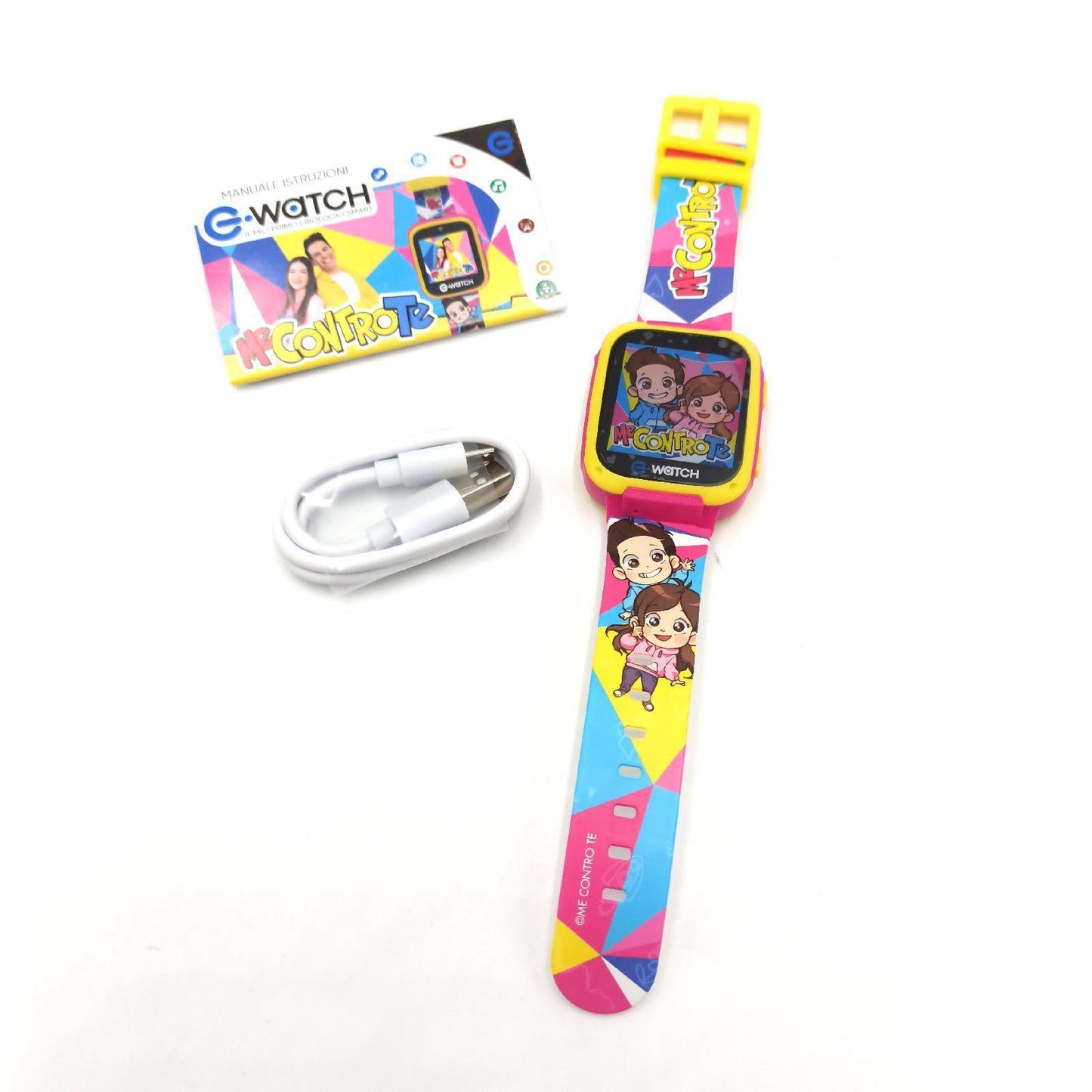 Giochi Preziosi E-Watch - Mich gegen Sie, Playwatch für Mädchen, Uhr mit vielen Funktionen, um Immer mit den Webstars des Augenblicks zu bringen, für Mädchen ab 4 Jahren, EWM00000
