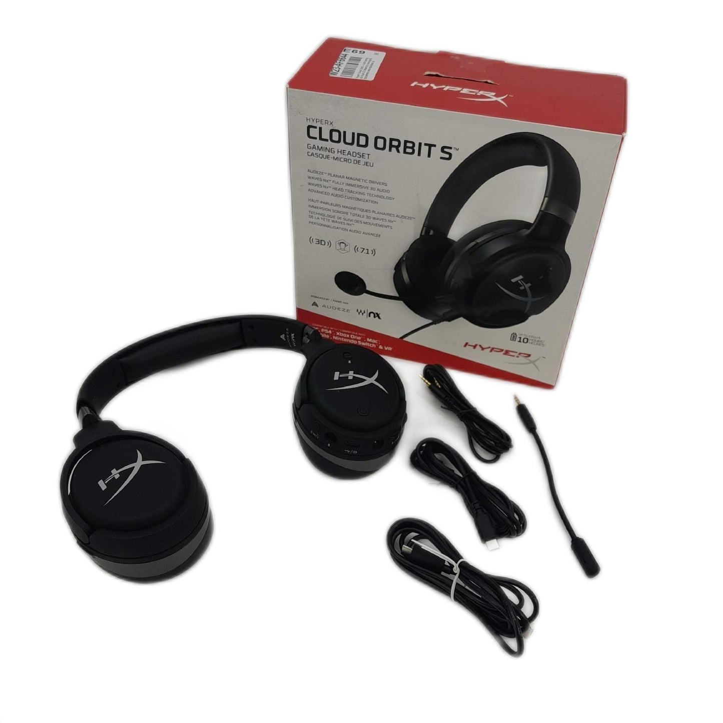 HyperX Cloud Orbit S Gaming Headset schwarz Ohraufliegend Mikrofon defekt Gebrauchssp
