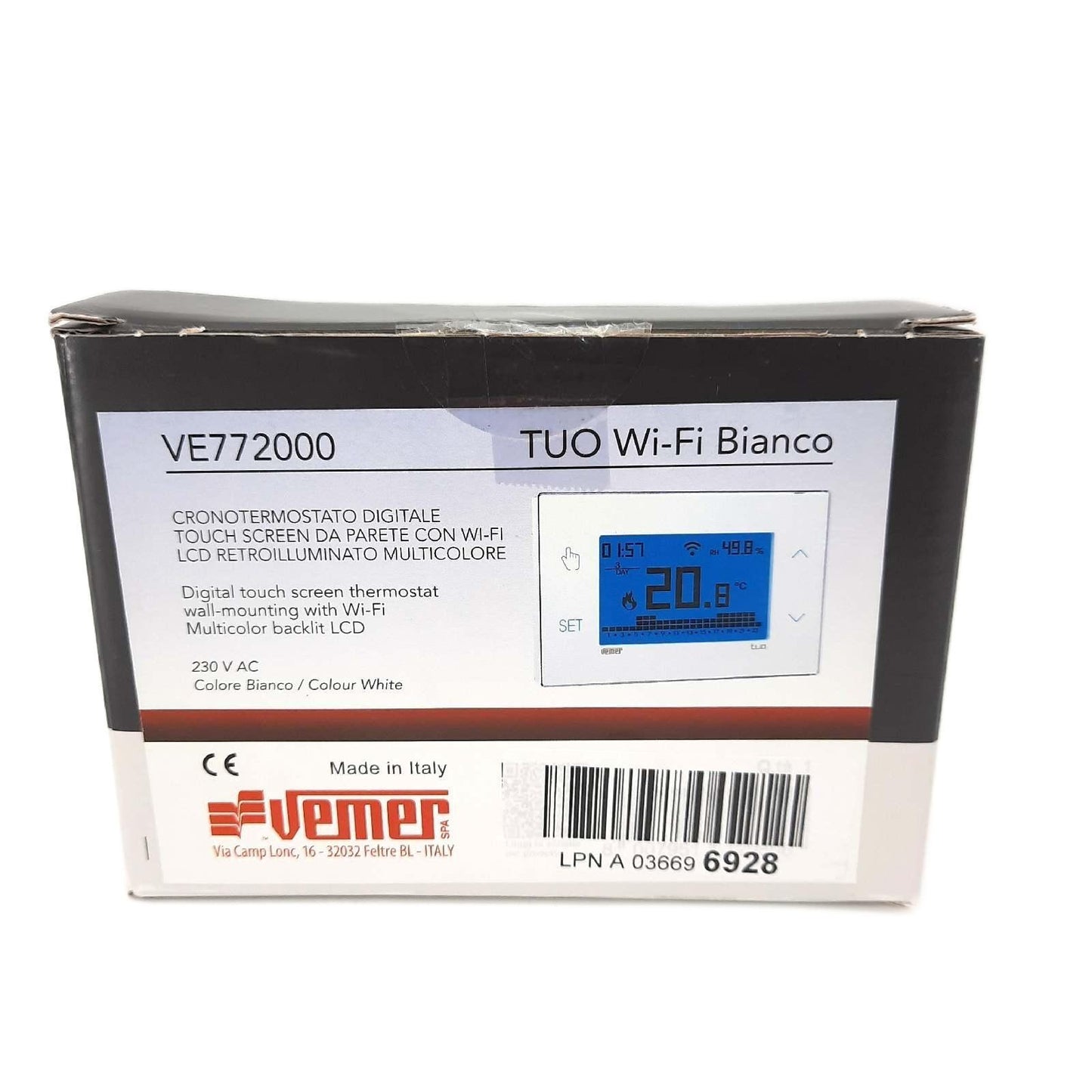 VEMER Thermostat Heizung Smart Home VE772000 TUO WIFI Steuerung mit App i