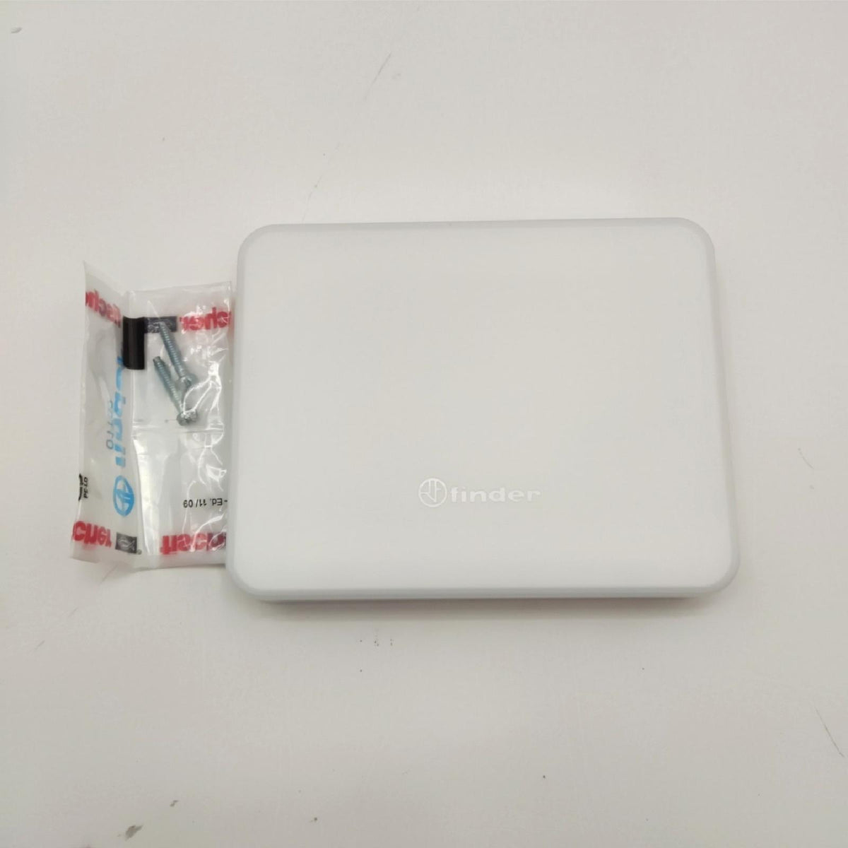 finder Digitaler Chronothermostat Typ 1C9190030W07 - Serie 1C Finder  Superficie Bianca Opaca