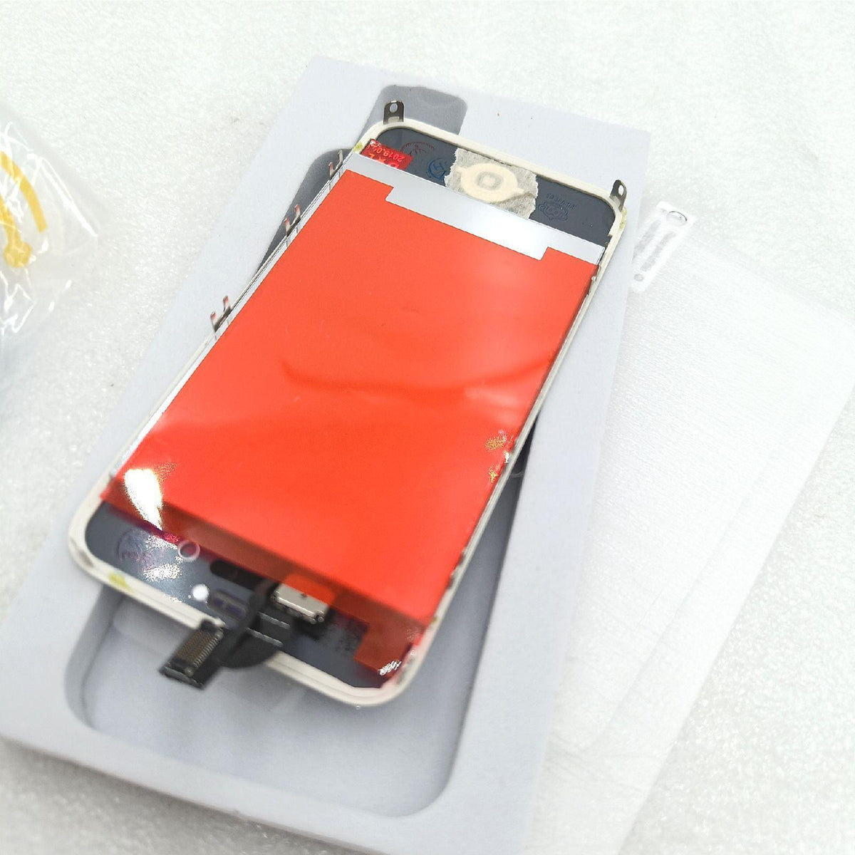 Mobilevie LCD Bildschirm Retina + Touchscreen Alle Voll Montiert Auf Chassis Für iPhone - Weiß  iPhone 4