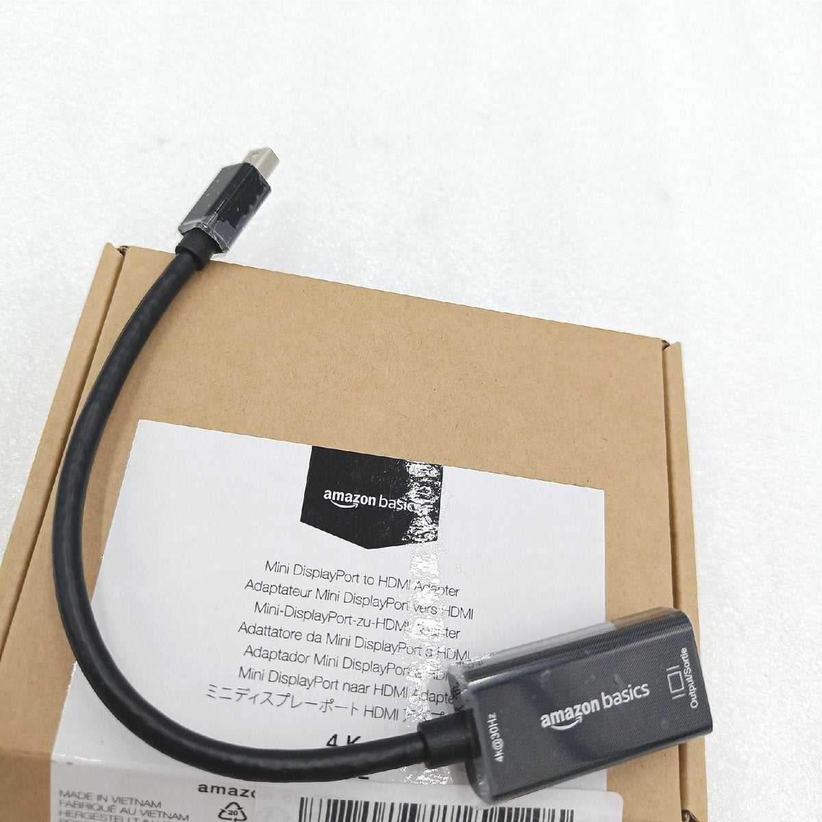 Amazon Basics – Adapter Mini-DisplayPort auf HDMI 4K@30 Hz
