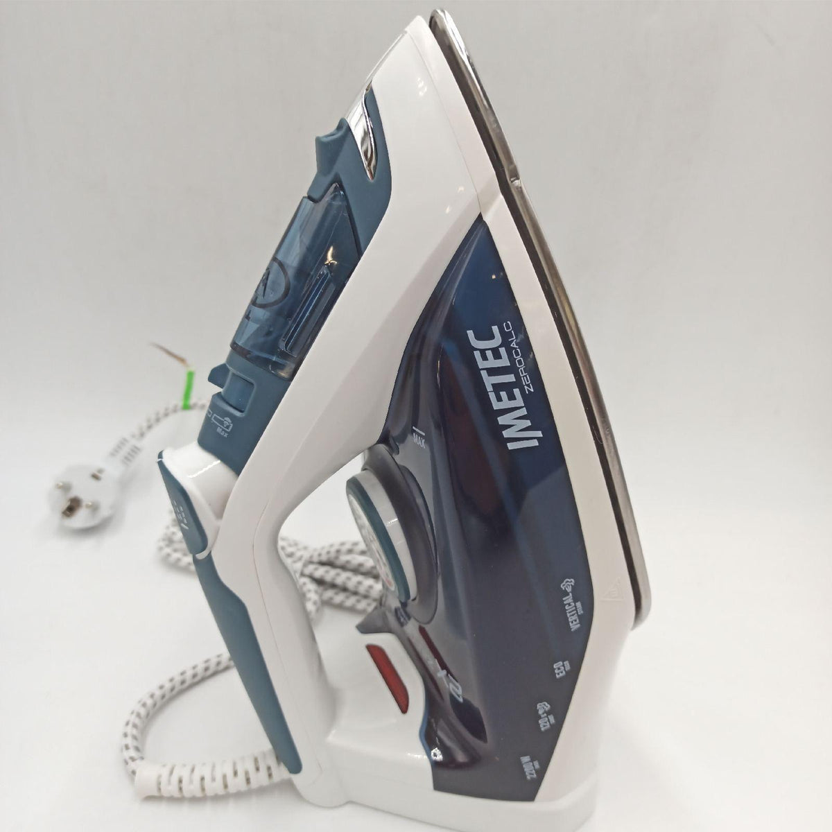Imetec ZeroCalc Z1 2500 Bügeleisen Edelstahlsohle 2200 Watt Energiesparend