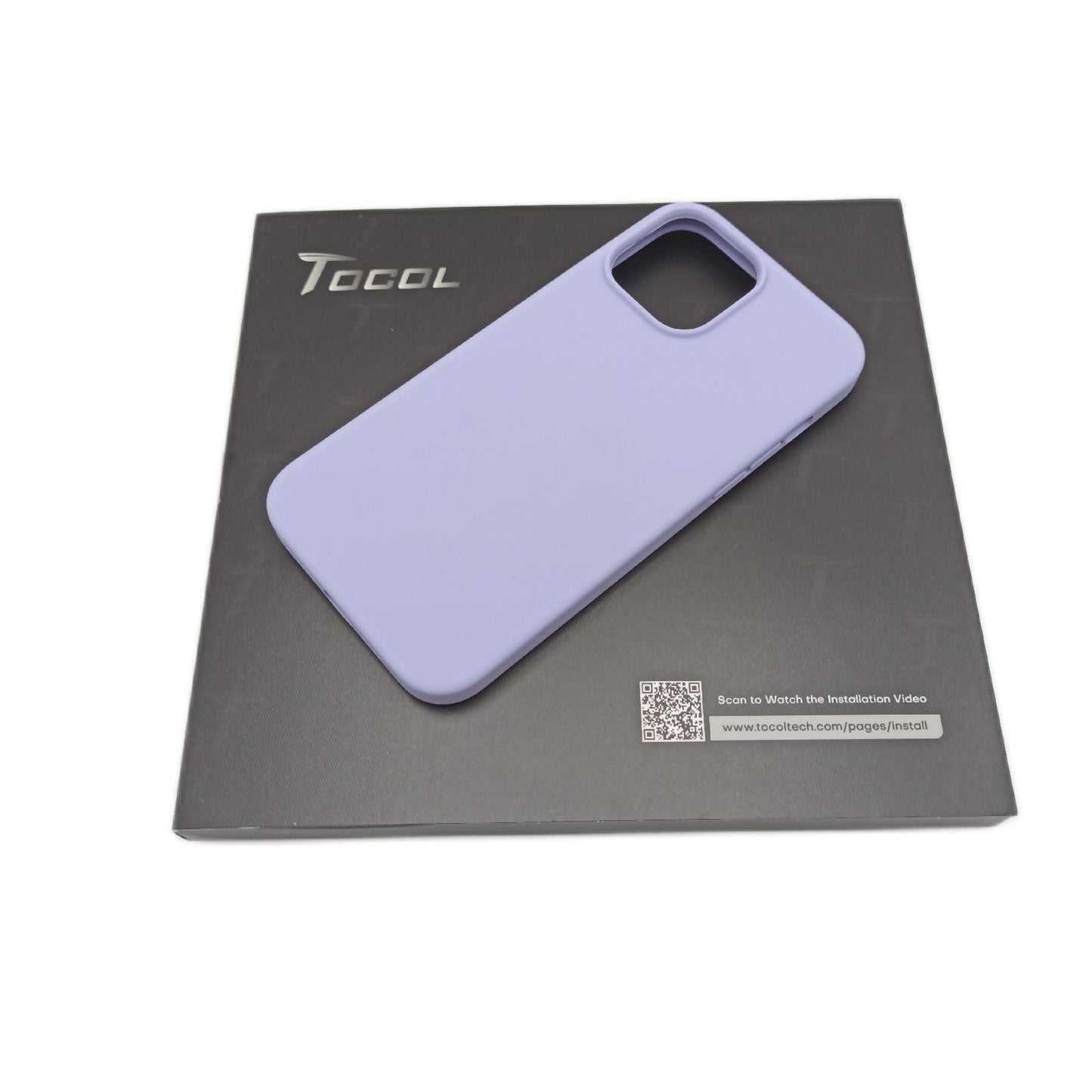 TOCOL 5 in 1 Abdeckung iPhone 13 Pro Max 2 Film gehärtetes Glas Hülle Case Schutzklar