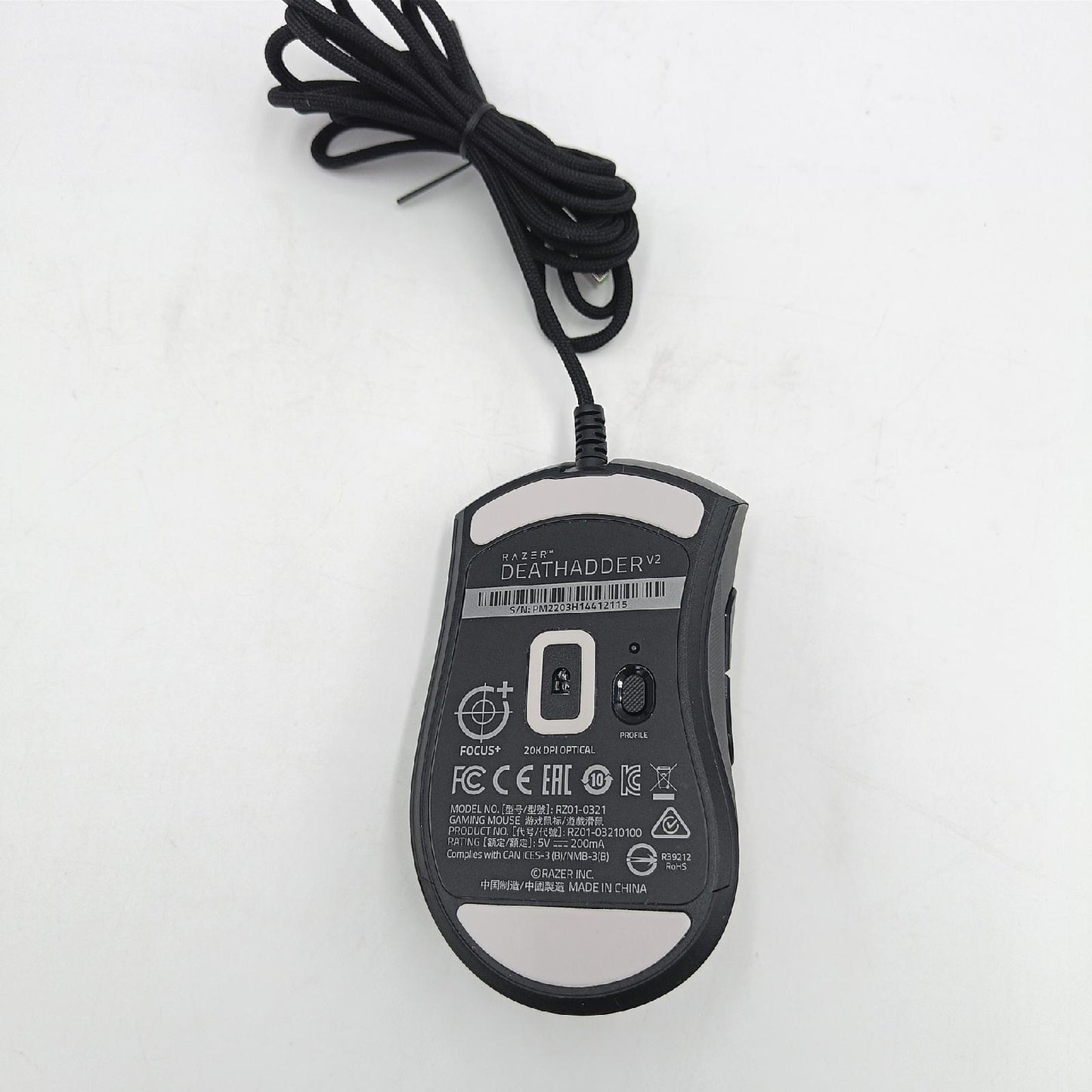 Razer DeathAdder V2 Kabelgebundene Gaming Maus ergonomischem Komfort PC Defekt