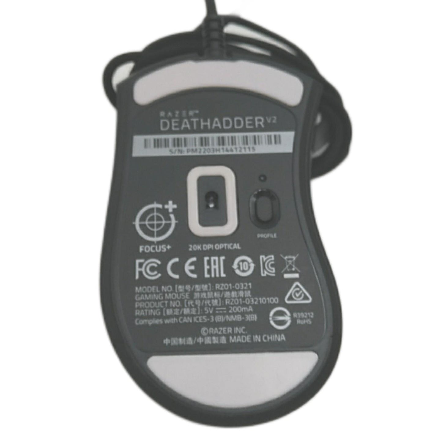Razer DeathAdder V2 Kabelgebundene Gaming Maus ergonomischem Komfort PC Defekt