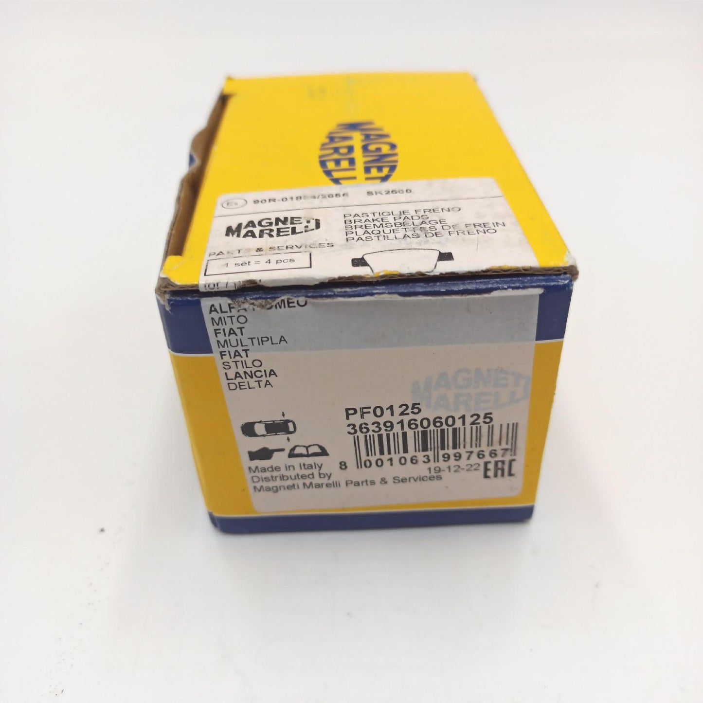MAGNETI MARELLI Bremsbelagsatz, Scheibenbremse