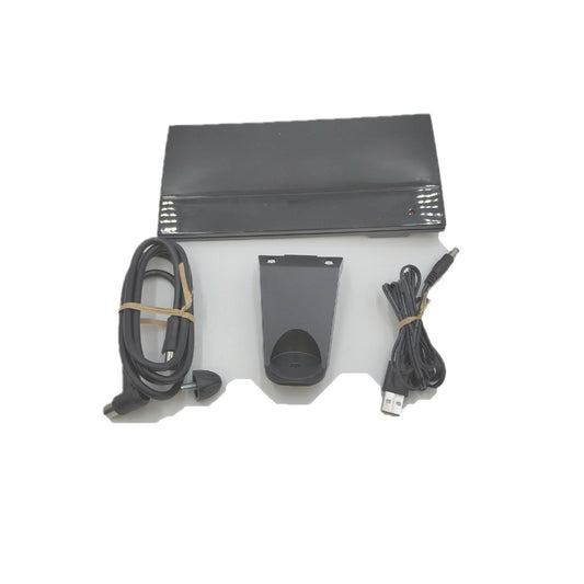 Meliconi AD Professional R1 TV-Antenne für den Innenbereich, mit 4G und 5G Filtern, für DVB-T2 HEVC Signale, Stromversorgung über USB, schwenkbar, schwarz, mittel