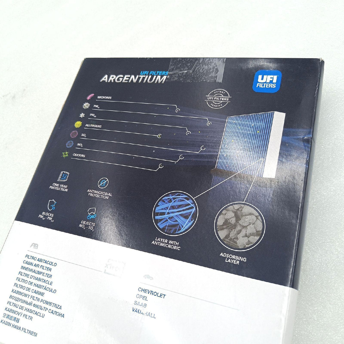 UFI Filters  Filtro de Habitáculo ARGENTIUM 34.178.00