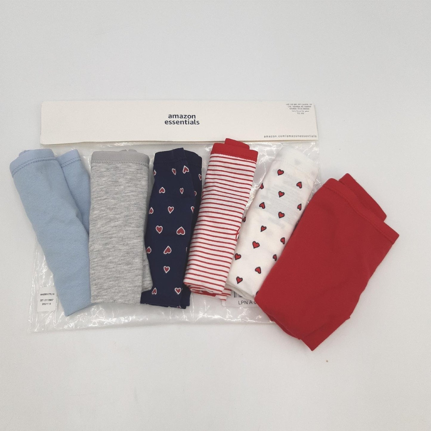 Amazon Essentials Damen Unterhose Unterwäsche 6er Pack Bikini Schnitt Baumwolle bequem Alltag