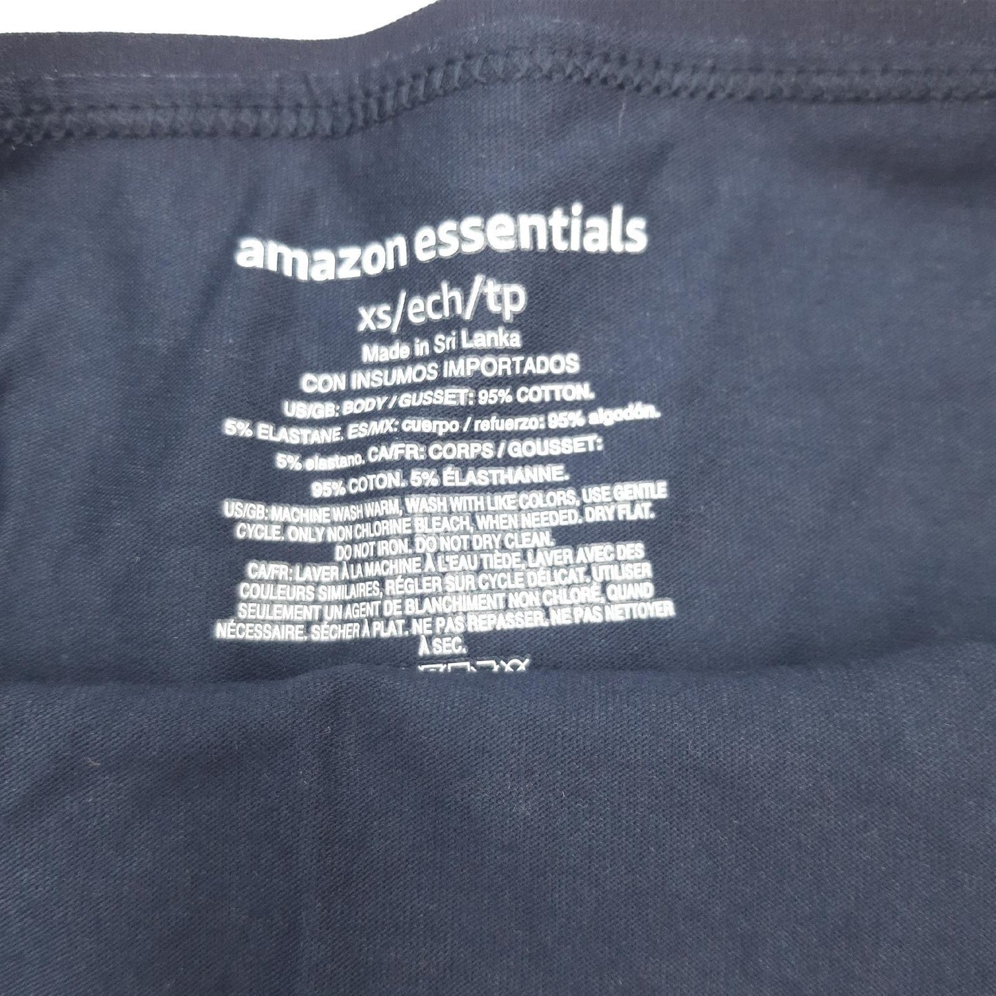 Amazon Essentials Damen Unterhose Unterwäsche 6er Pack Bikini Schnitt Baumwolle bequem Alltag