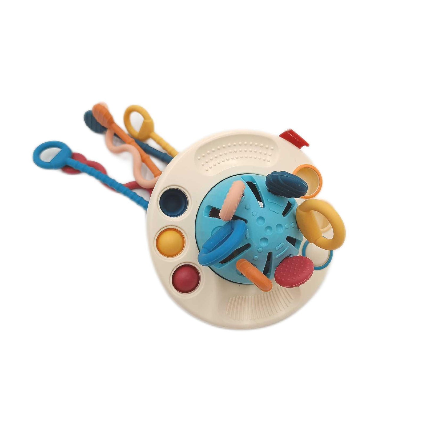 Oderra Babyspielzeug Kinderentwicklungsspielzeug Montessori Zugseil sensorisches Lernen Spielen für Babys 6 12 Monate