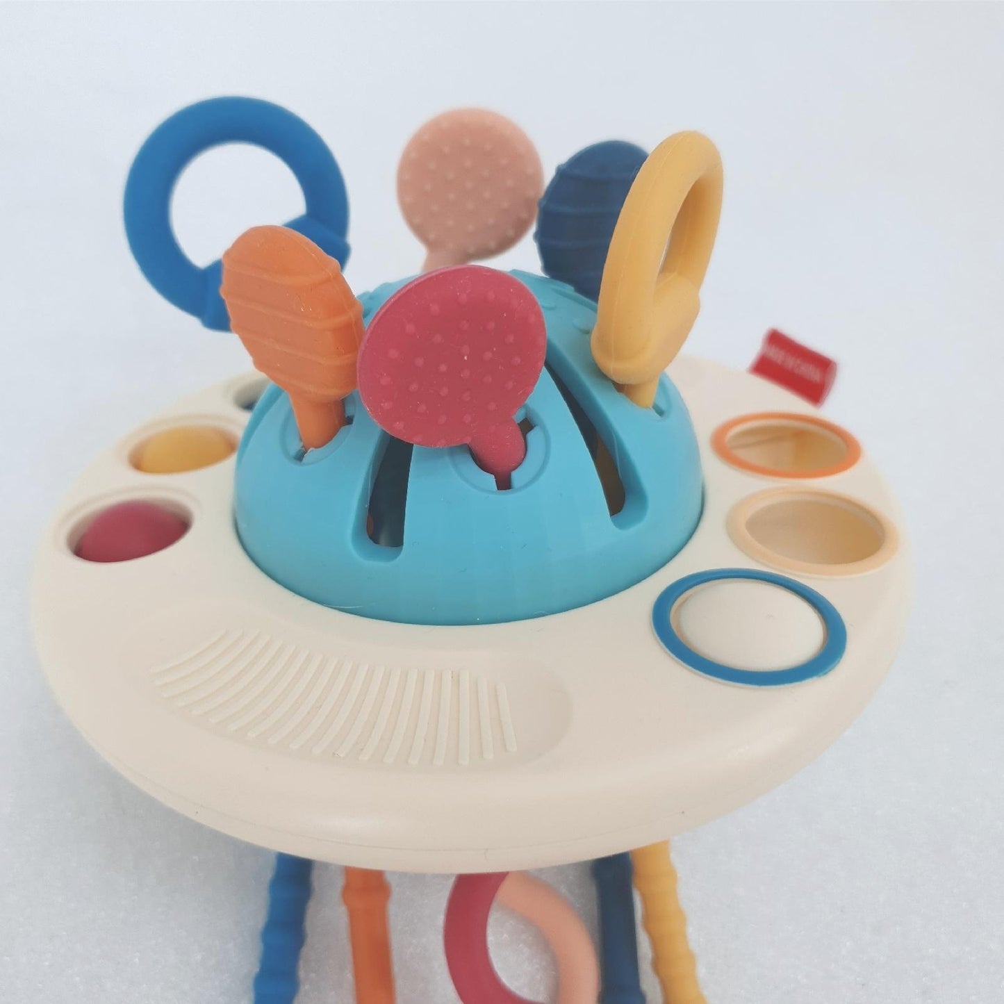 Oderra Babyspielzeug Kinderentwicklungsspielzeug Montessori Zugseil sensorisches Lernen Spielen für Babys 6 12 Monate