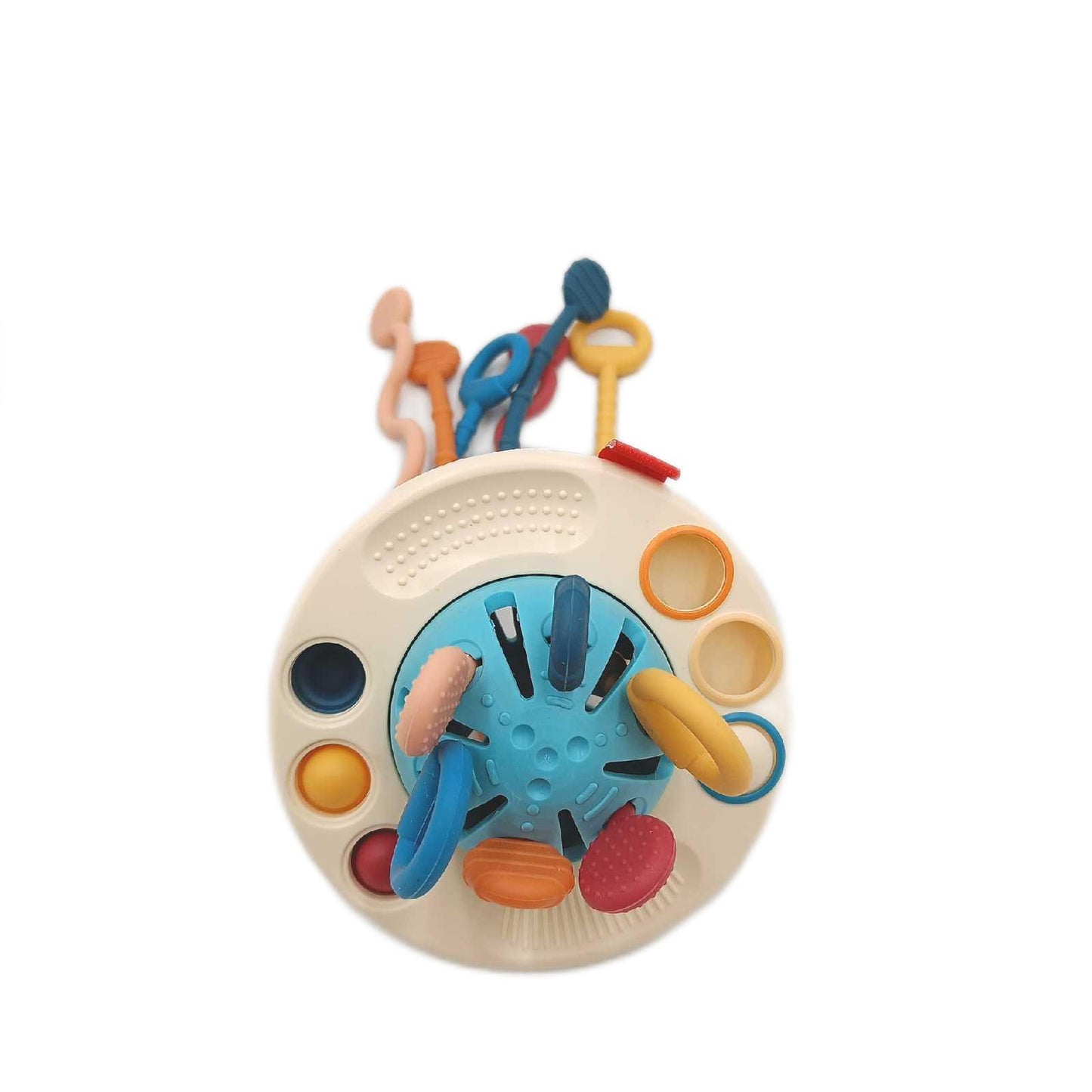 Oderra Babyspielzeug Kinderentwicklungsspielzeug Montessori Zugseil sensorisches Lernen Spielen für Babys 6 12 Monate