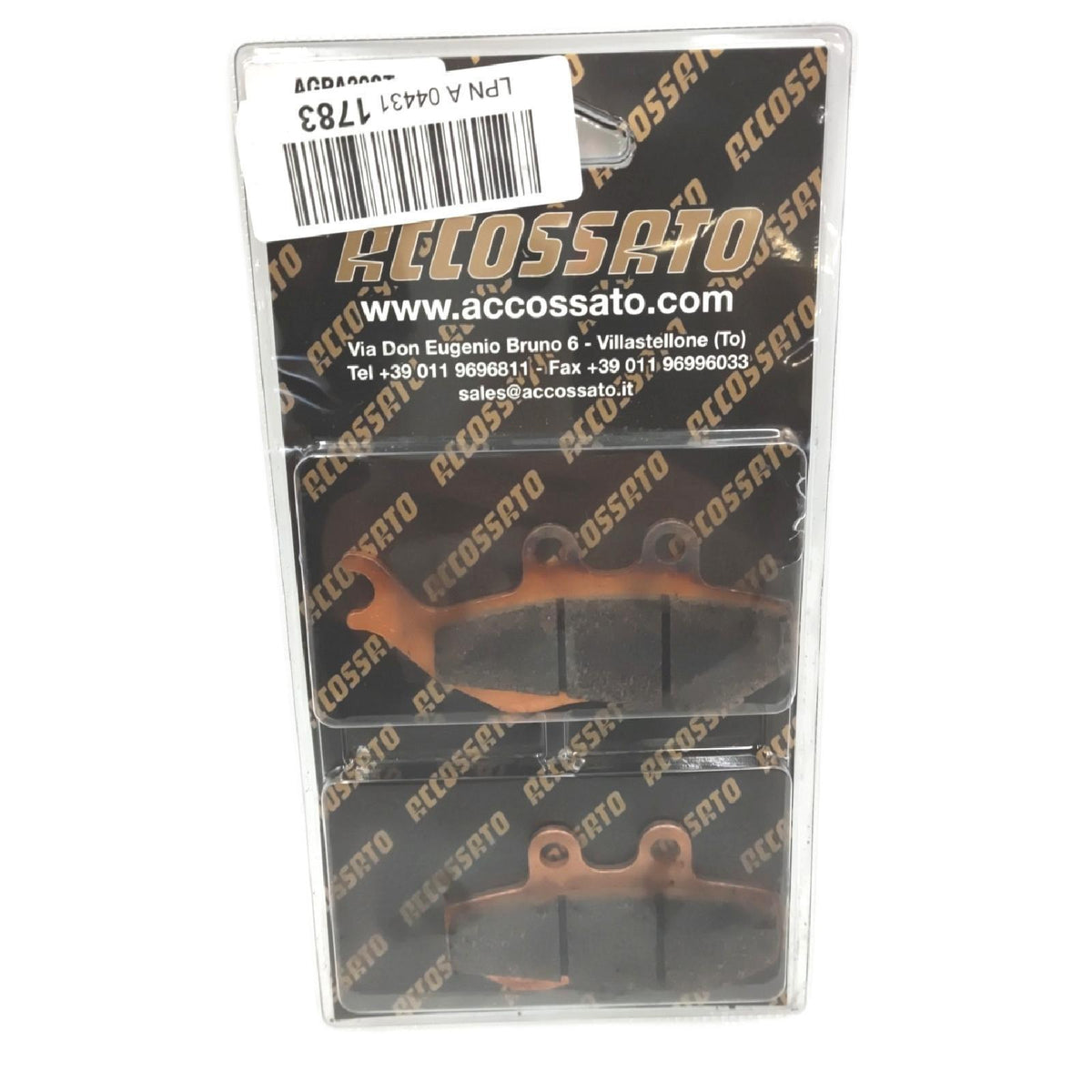 Accossato Bremsbelag agpa20st  Piaggio > Beverly Tourer 300  300 2007