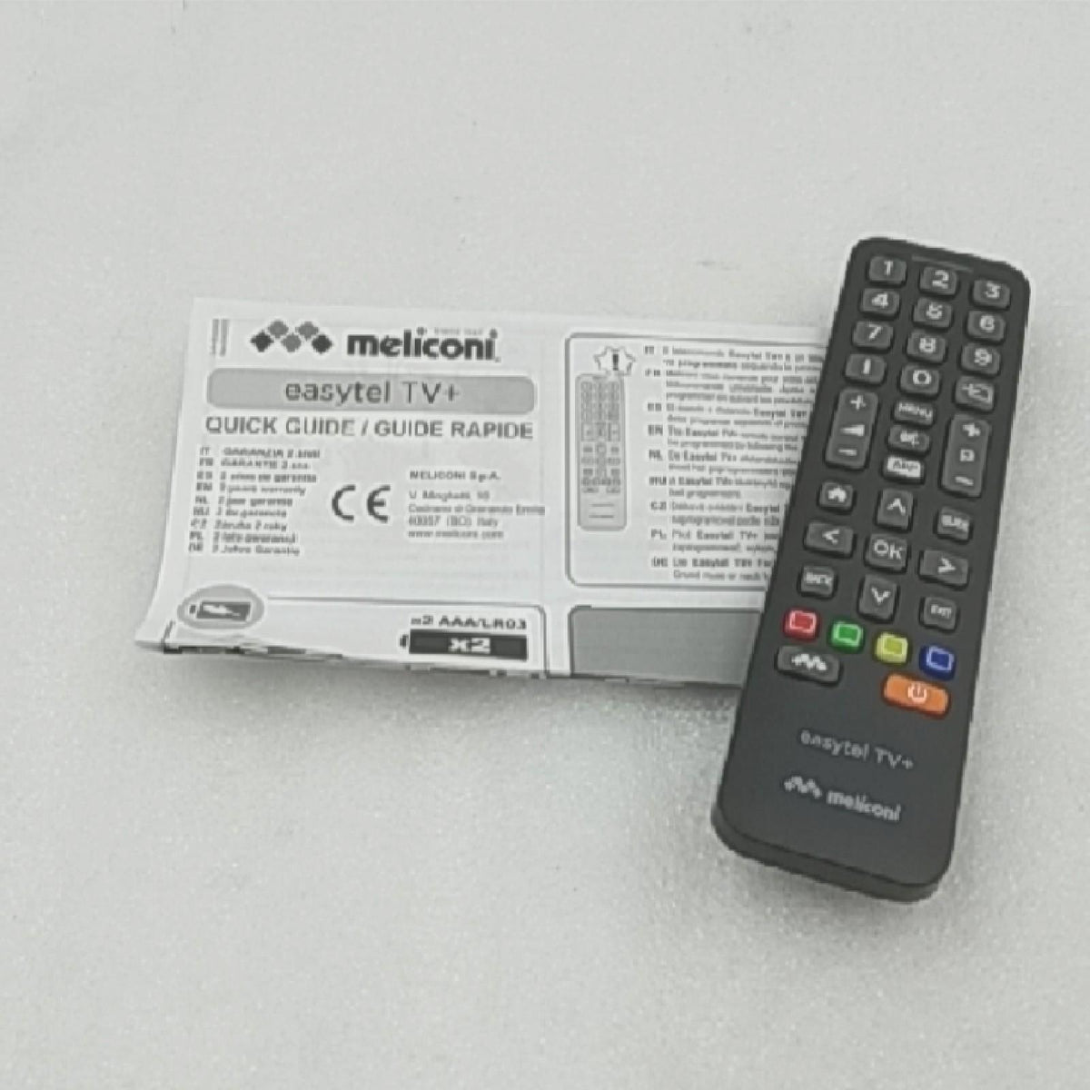 Meliconi Die Universal TV Fernbedienung für TV Smart TV mit Home Netflix Kindermodus