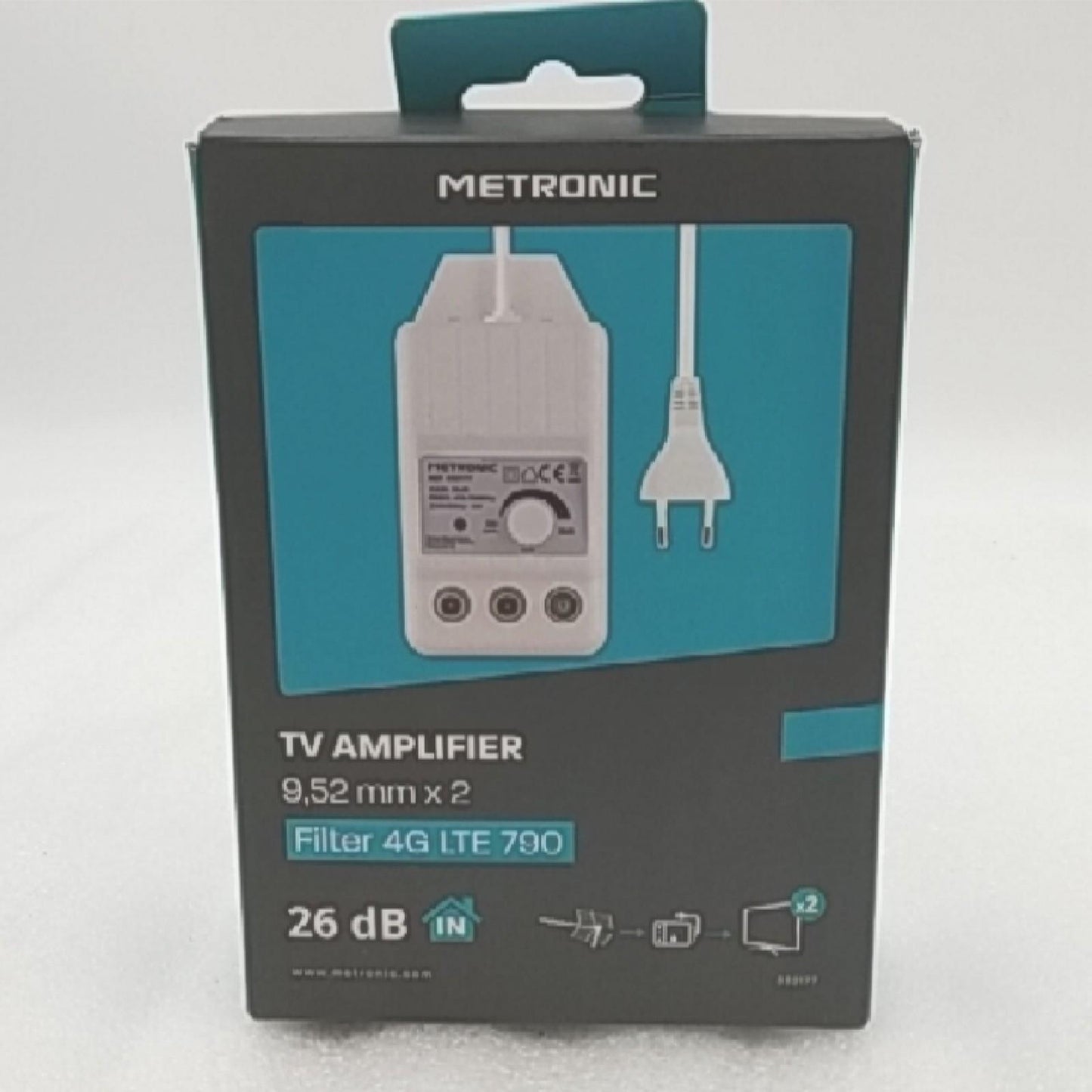 Metronic Antennenverstärker Elektronik 332177 Indoor TV Antenne 4G