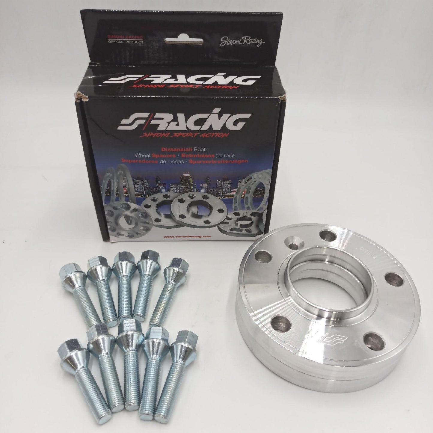 Simoni Racing DR082/B17 Spurverbreiterungen mit Schrauben Speziell, 20 mm