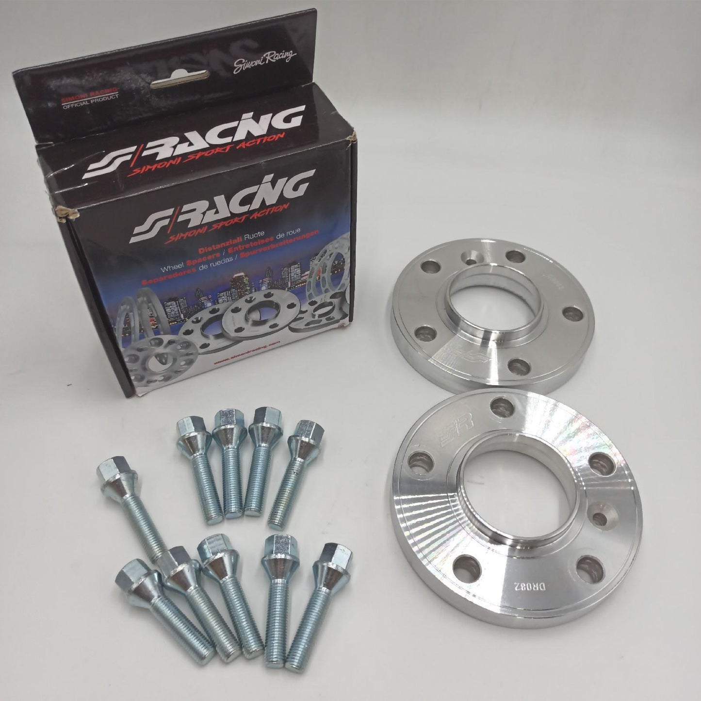 Simoni Racing DR082/B17 Spurverbreiterungen mit Schrauben Speziell, 20 mm