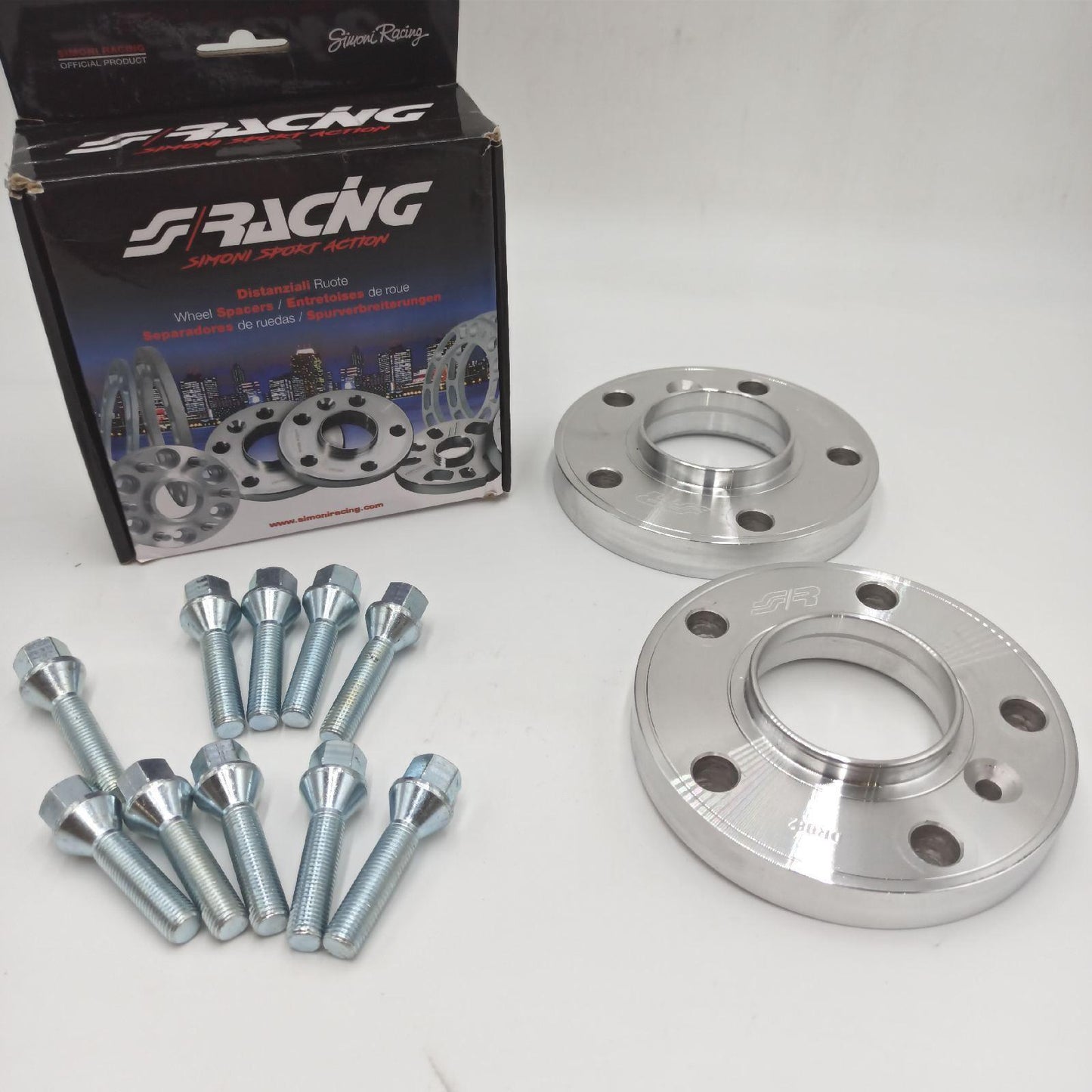 Simoni Racing DR082/B17 Spurverbreiterungen mit Schrauben Speziell, 20 mm