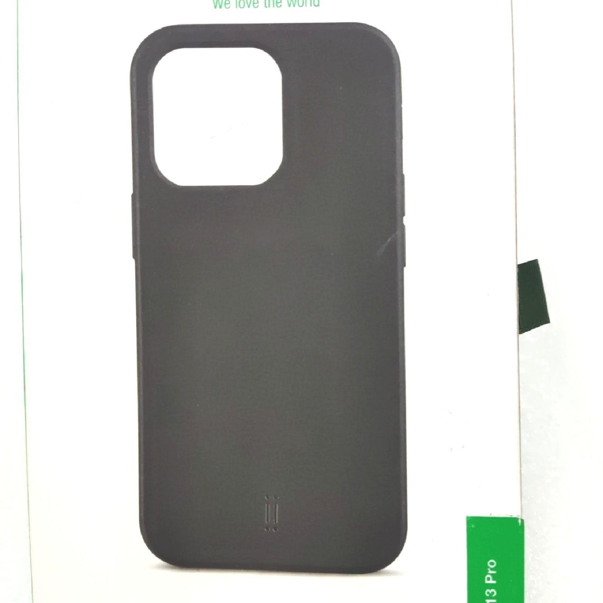 aiino Eco Hülle für iPhone 13 Pro  Hülle für iPhone 13 Pro aus 100% recyceltem Kunststoff  Umweltfreundlich  Kratzfest  Schlankes Profil  Schützt Ihr Gerät und den Planeten  Schwarz
