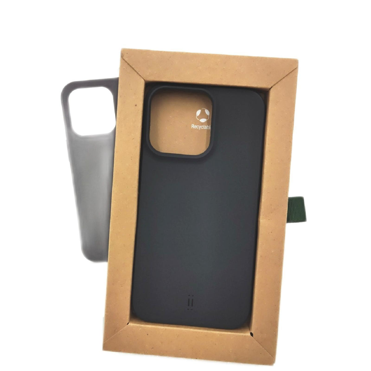 aiino Eco Hülle für iPhone 13 Pro  Hülle für iPhone 13 Pro aus 100% recyceltem Kunststoff  Umweltfreundlich  Kratzfest  Schlankes Profil  Schützt Ihr Gerät und den Planeten  Schwarz