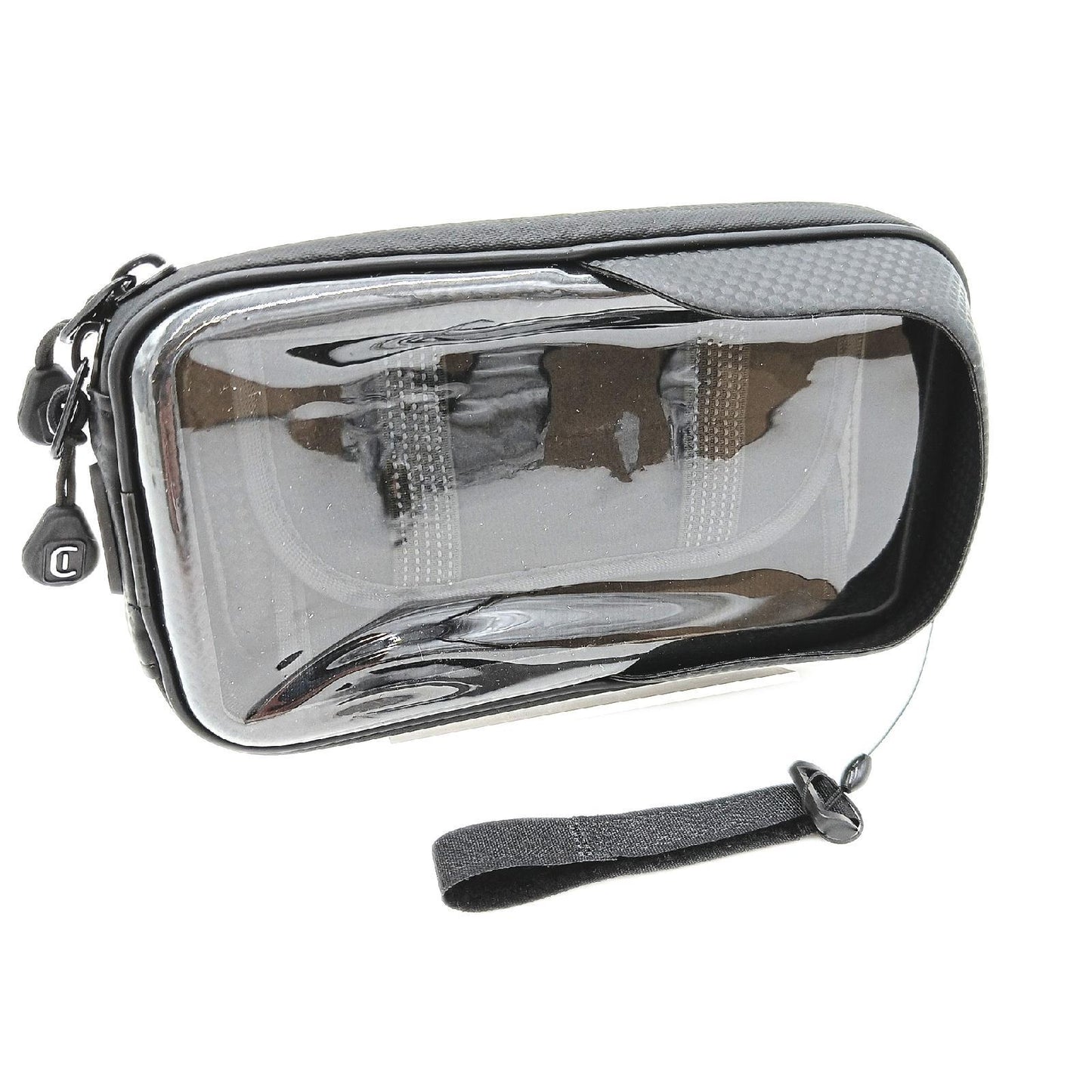 cellularline | Rider Shield - Universal | Runder Lenker, wasserdichter Smartphone-Halter für Motorräder und Fahrräder – Sonnenblende – 360-Grad-Drehung